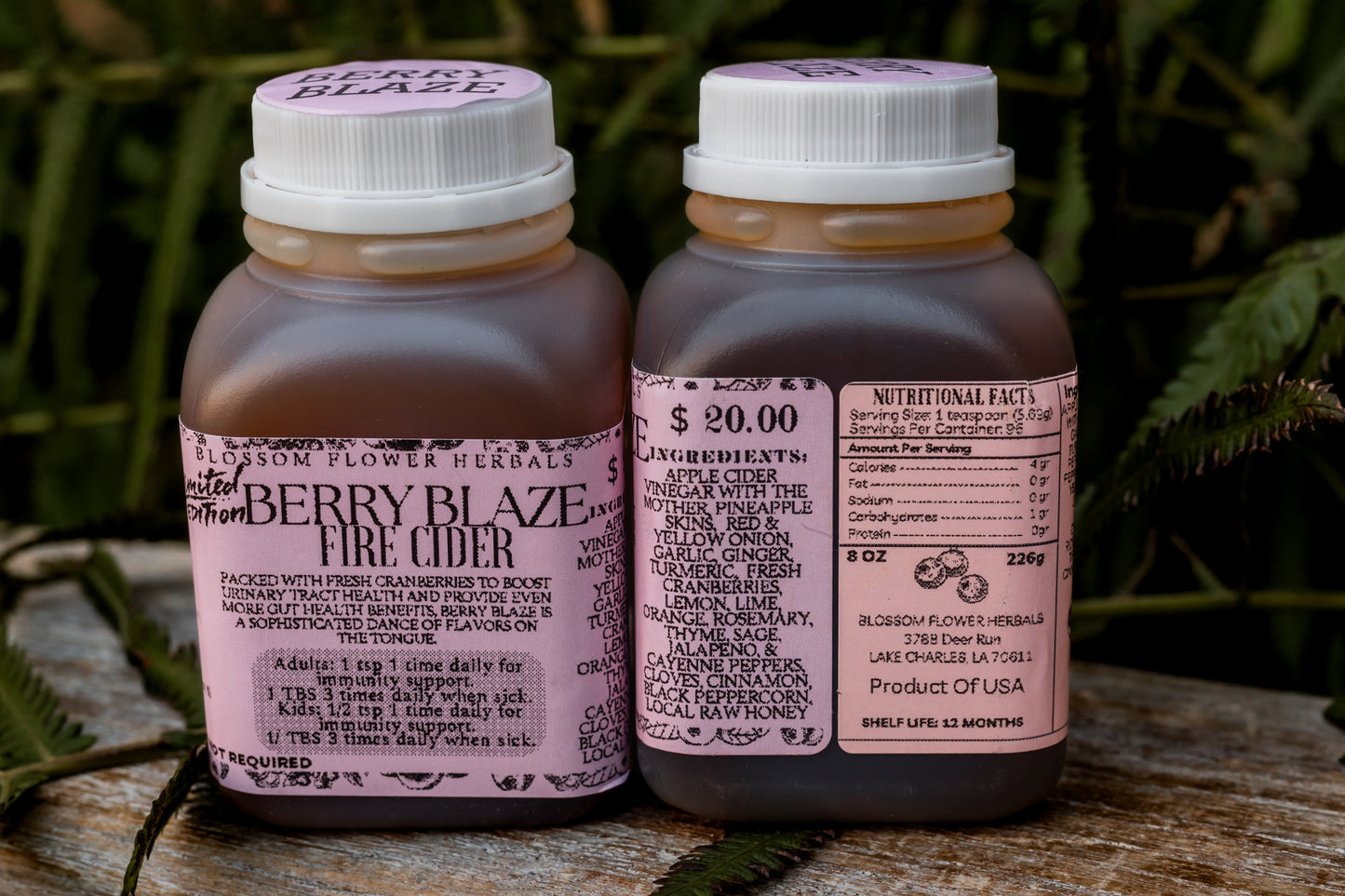 FIRE CIDER (🍂BERRY BLAZE Variety🍂) Light Up Your Health with the Winter Blend With Cranberries!!!