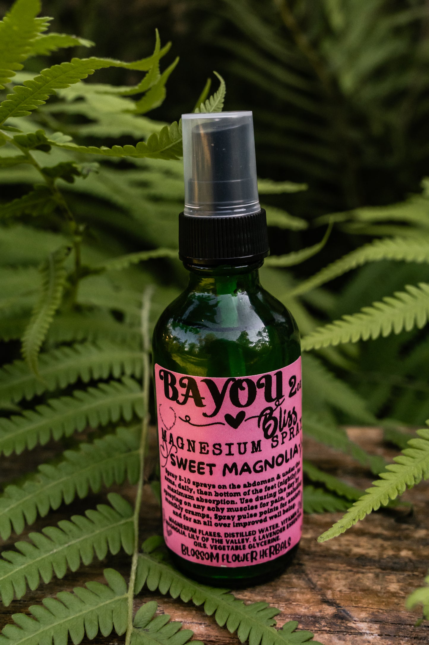 Bayou Bliss Magnesium Spray By Blossom Flower Herbals
