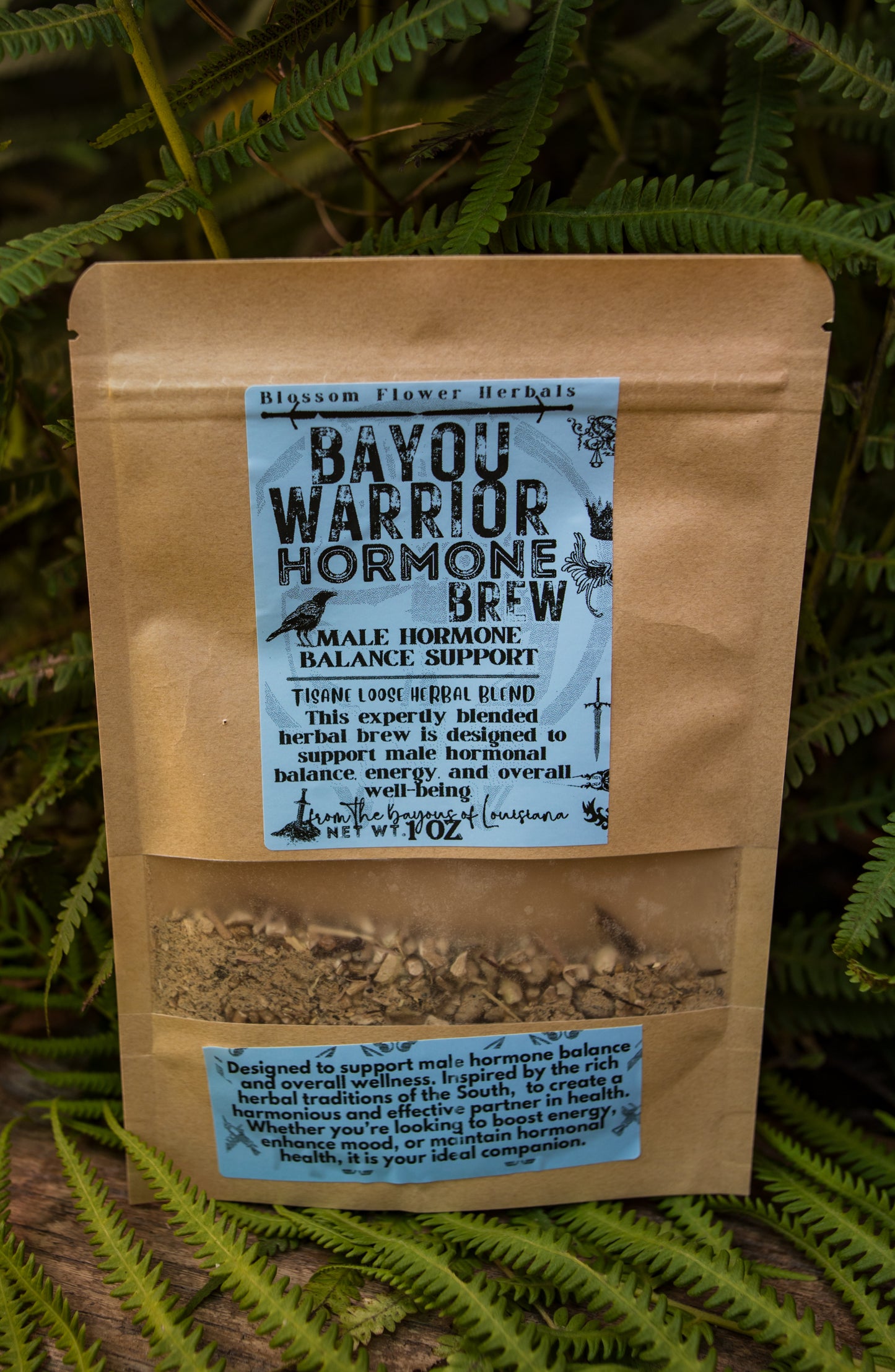Bayou Warrior Herbal Tea By Blossom Flower Herbals