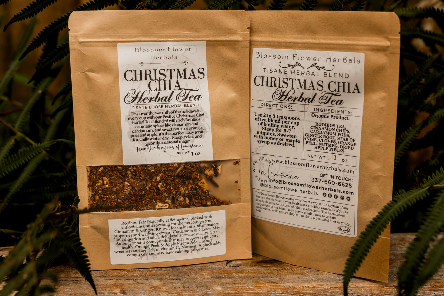 Christmas Chai Tisane | Caffeine Free Chia
