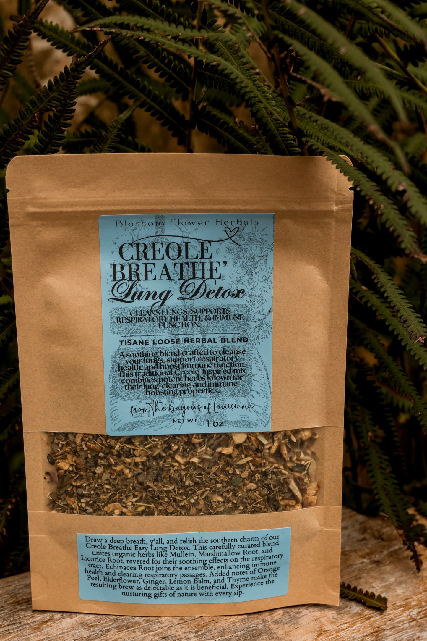 Creole Breathe Lung Detox | Cleans Lungs, Supports Respritory Health, & Immune Function