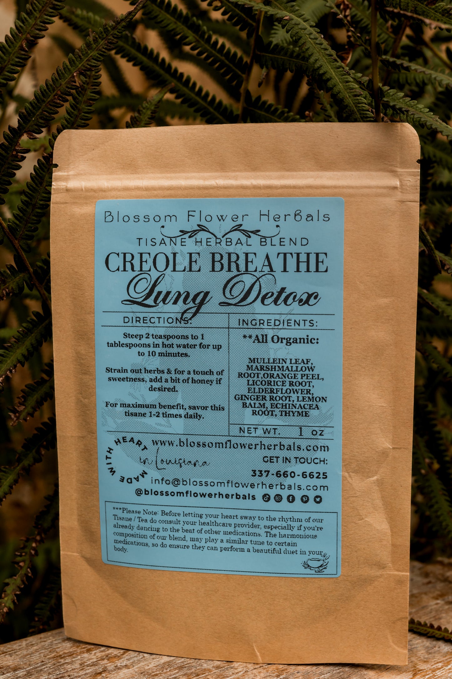 Creole Breathe Lung Detox | Cleans Lungs, Supports Respritory Health, & Immune Function