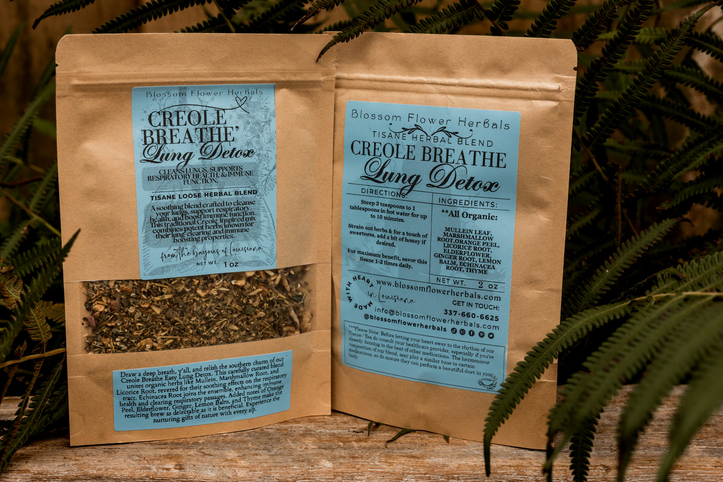 Creole Breathe Lung Detox | Cleans Lungs, Supports Respritory Health, & Immune Function