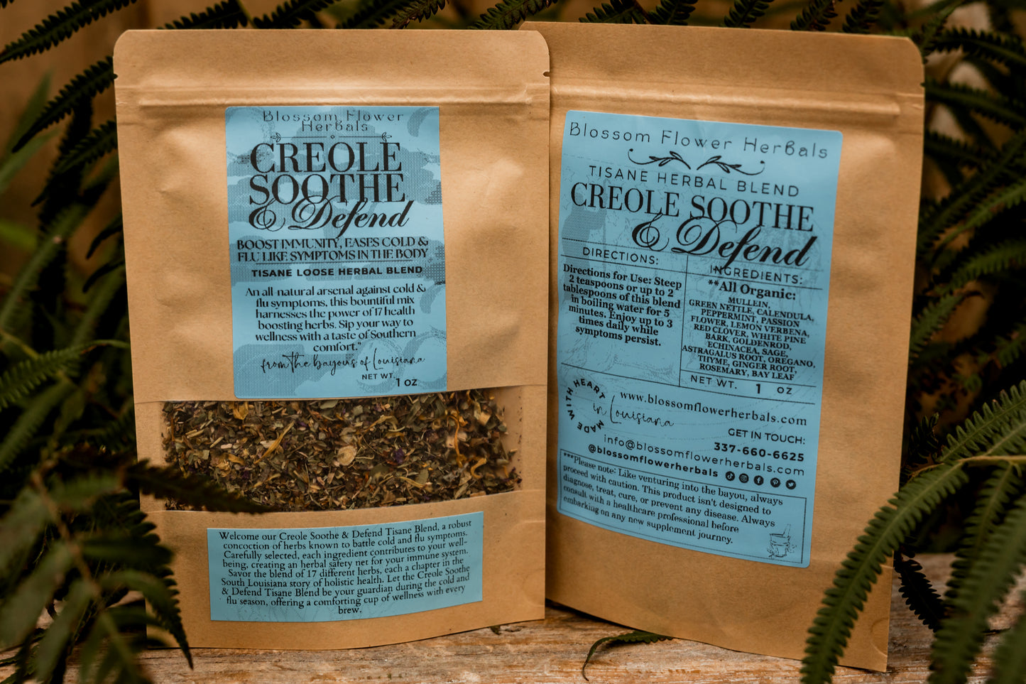 Creole Soothe & Defend Tisane | Boost Immunity, Eases Cold & Flu Like Symptoms In The Body.
