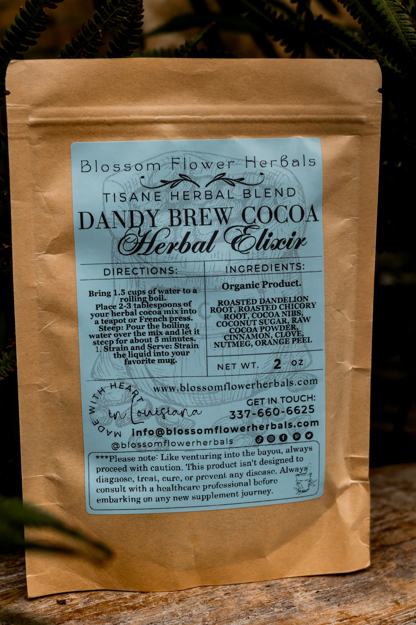 DANDY BREW COCOA ELIXIR | Rich, Detoxifying, & Soothing