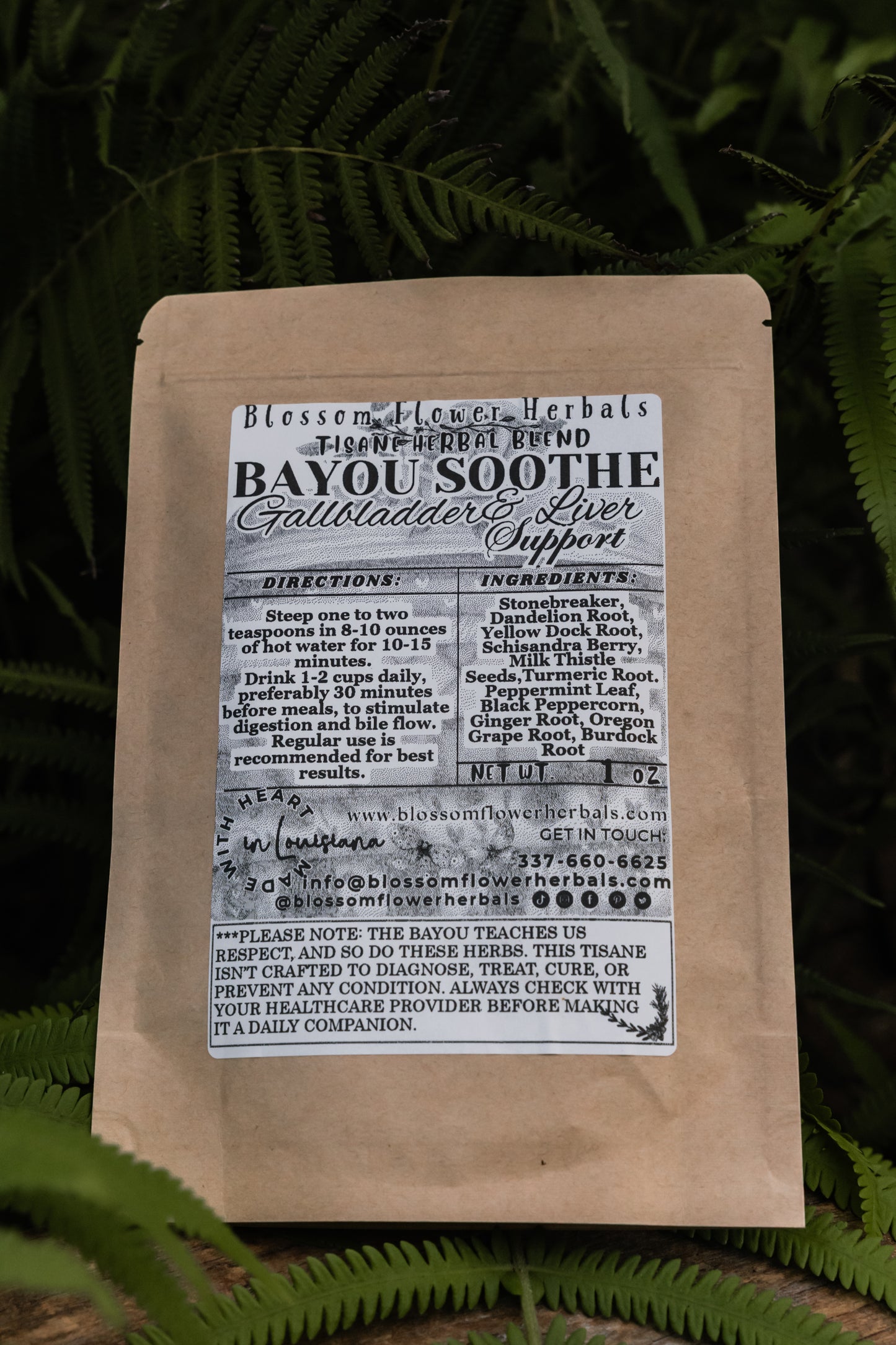 Bayou Soothe Gallbladder & Liver Support | Promote Bile Flow, Reduce Inflammation, Enhahnce Digestion.