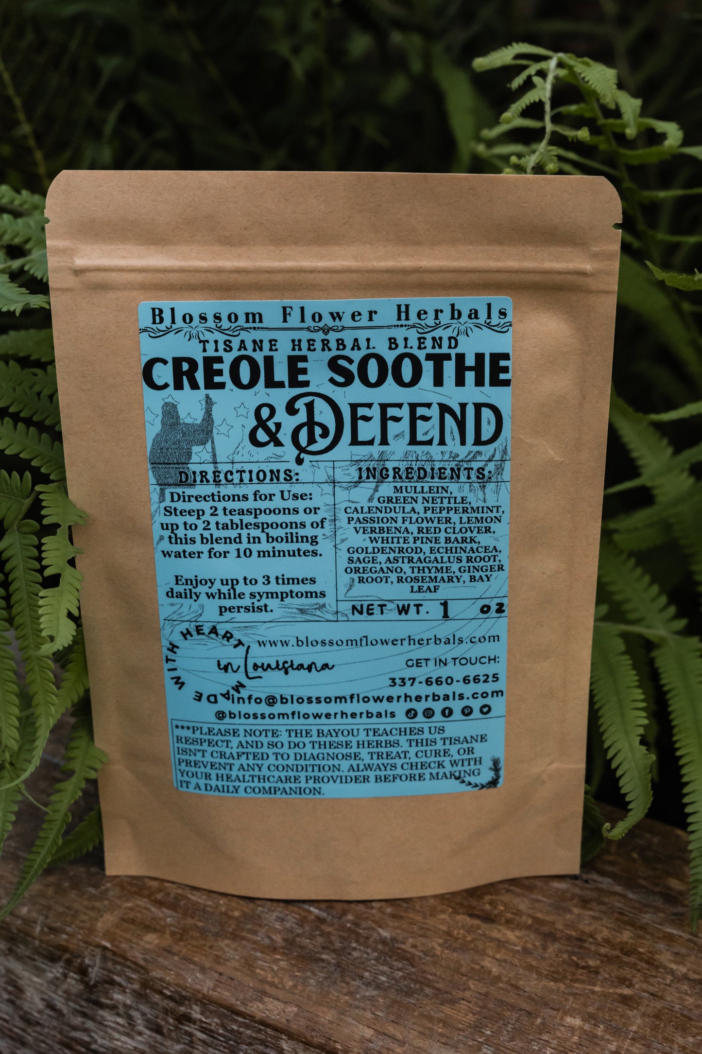 Creole Soothe & Defend Tisane | May Boost Immunity and Eases Cold & Flu Like Symptoms In The Body.