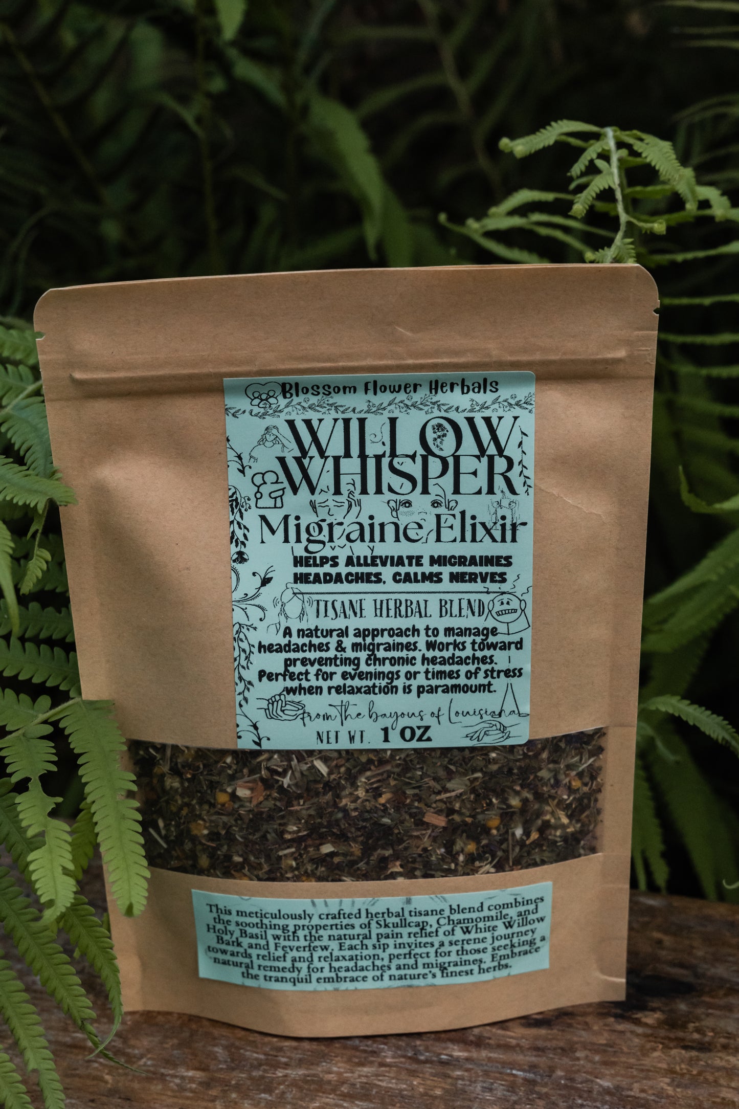 Willow Whisper Migraine Elixir | Helps Alleviate Migraines & Calms Nerves