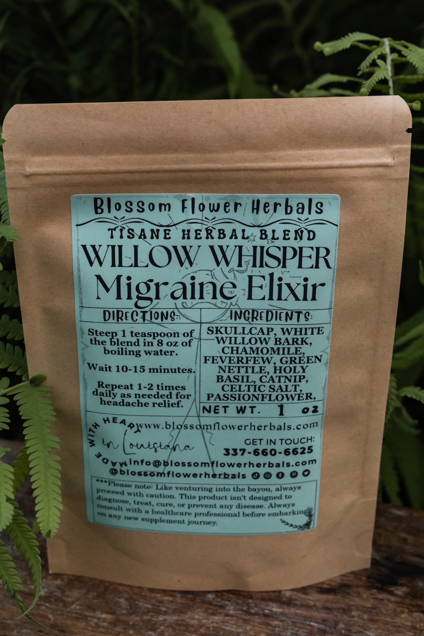 Willow Whisper Migraine Elixir | Helps Alleviate Migraines & Calms Nerves