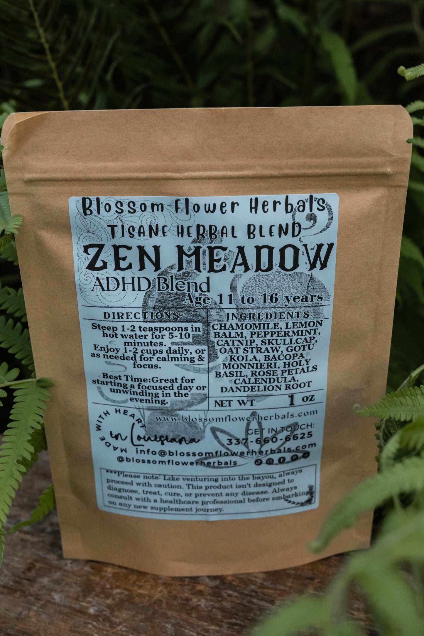 Zen Meadow Mix | A Calming Cup for Young Dreamers & Thinkers.