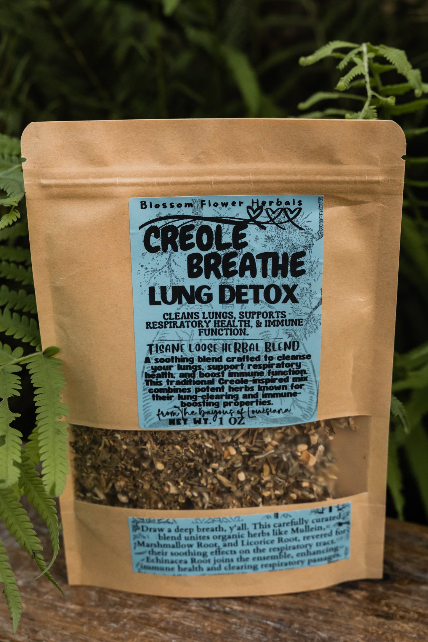 Creole Breathe Lung Detox | May Help Cleans Lungs, Supports Respritory Health, & Immune Function
