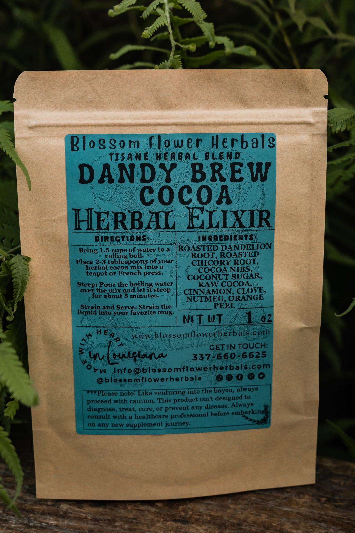 DANDY BREW COCOA ELIXIR | Rich, Detoxifying, & Soothing