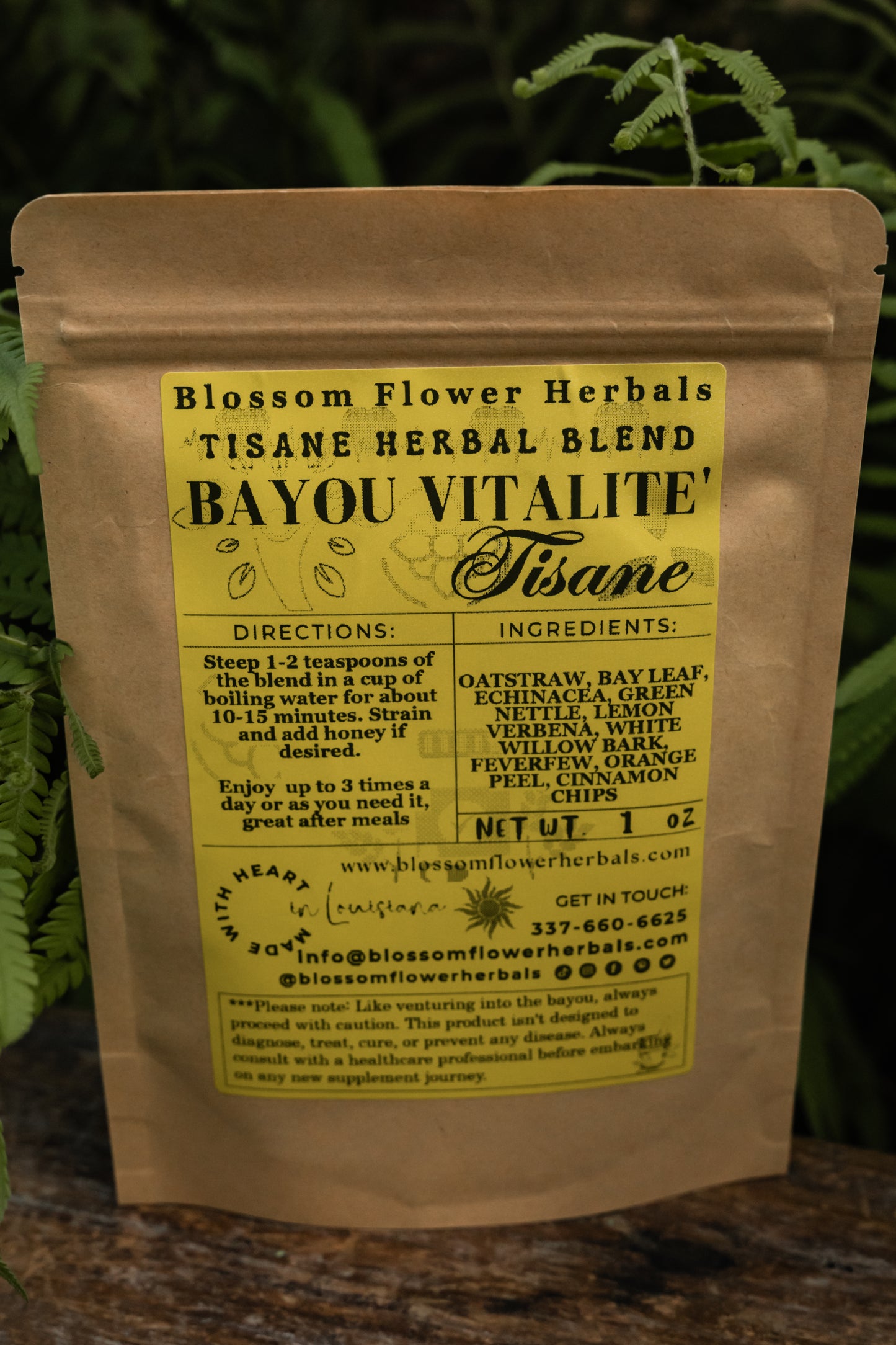 Bayou Vitalité Tisane Blend ~ Nutritional Powerhouse Blend