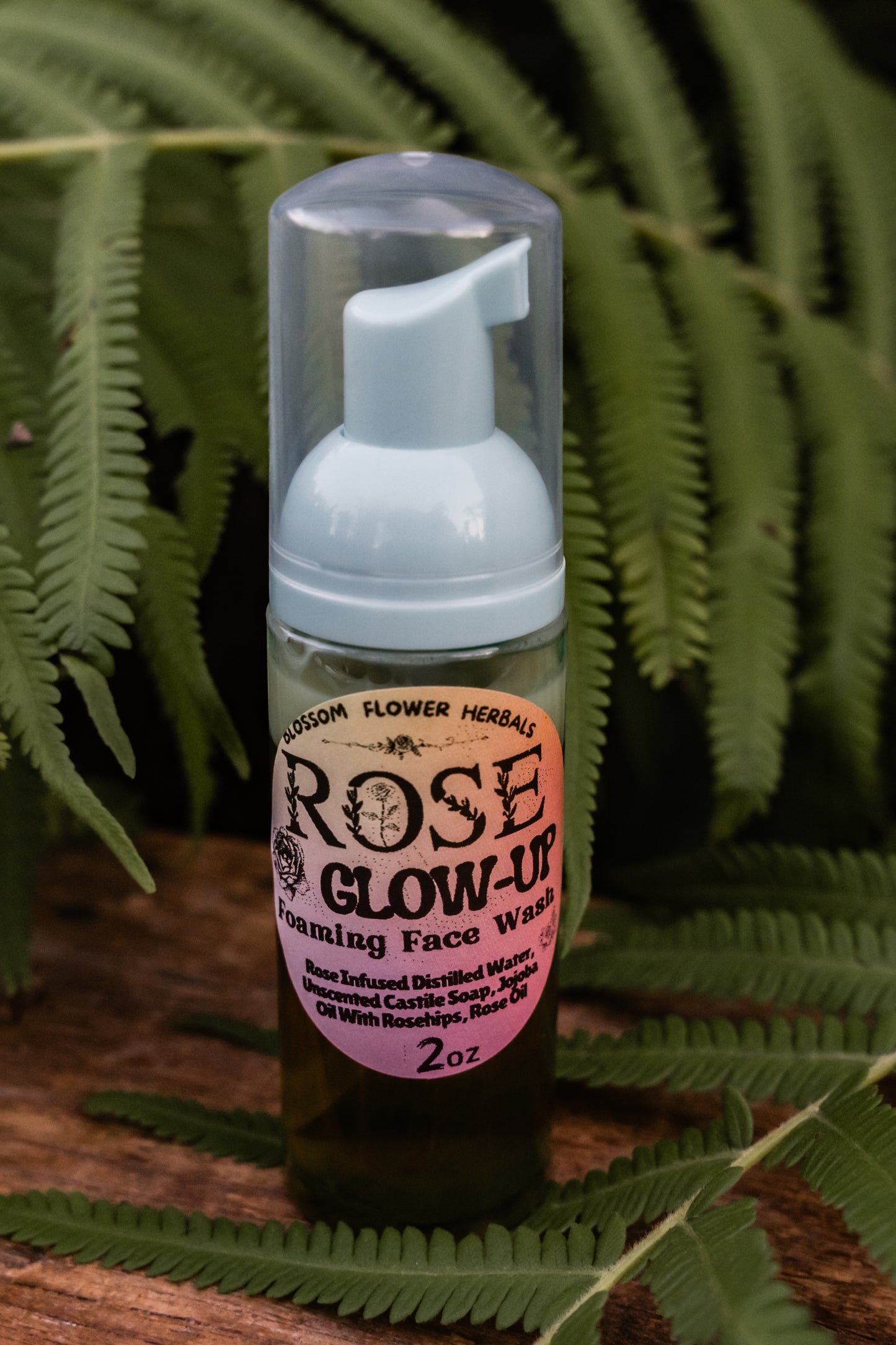 Rose Glow-up Foaming Facial Cleanser🌹💧 ~ Your daily dose of sunshine and rosy radiance.