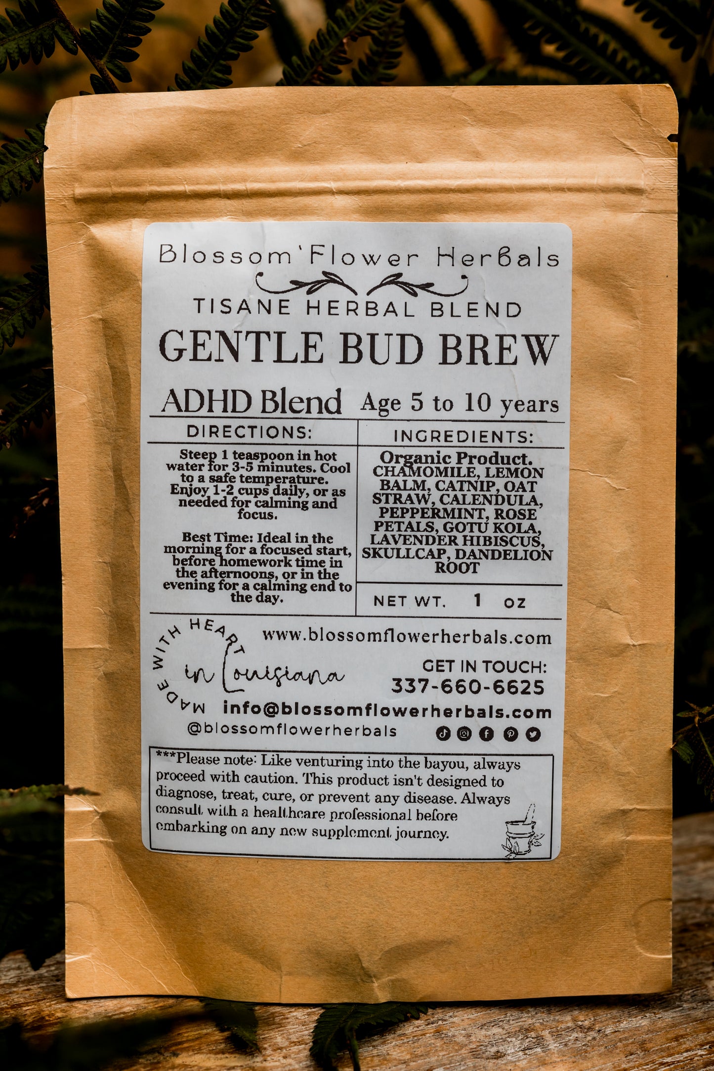 Gentle Bud Brew (ADHD Support Ages 5 to 10) | Calm The Body, Focus the Mind