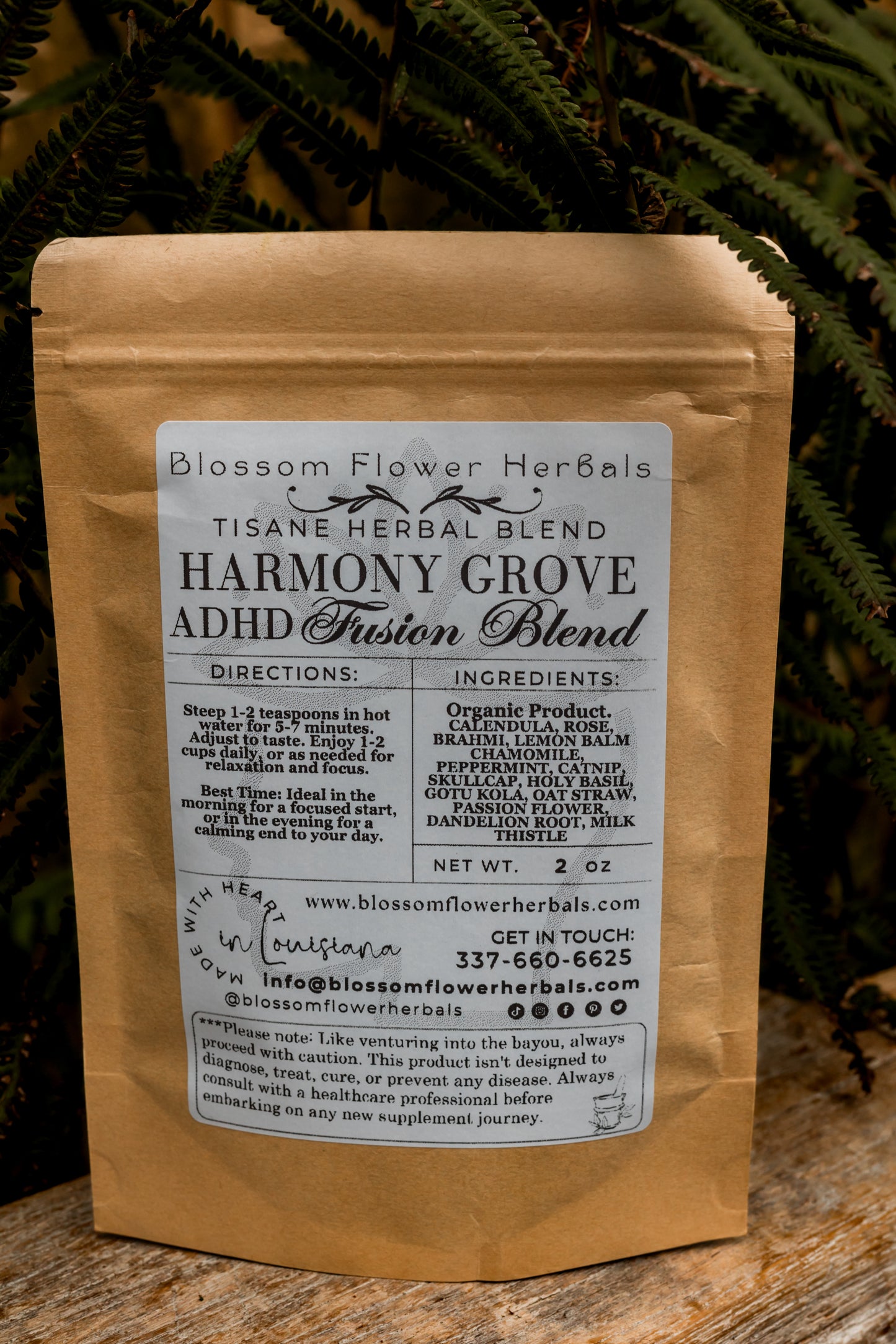 Harmony Grove Fusion (ADHD Support. ages 17 to Adult) | Enhances Focus, Calm, & Mental Clarity