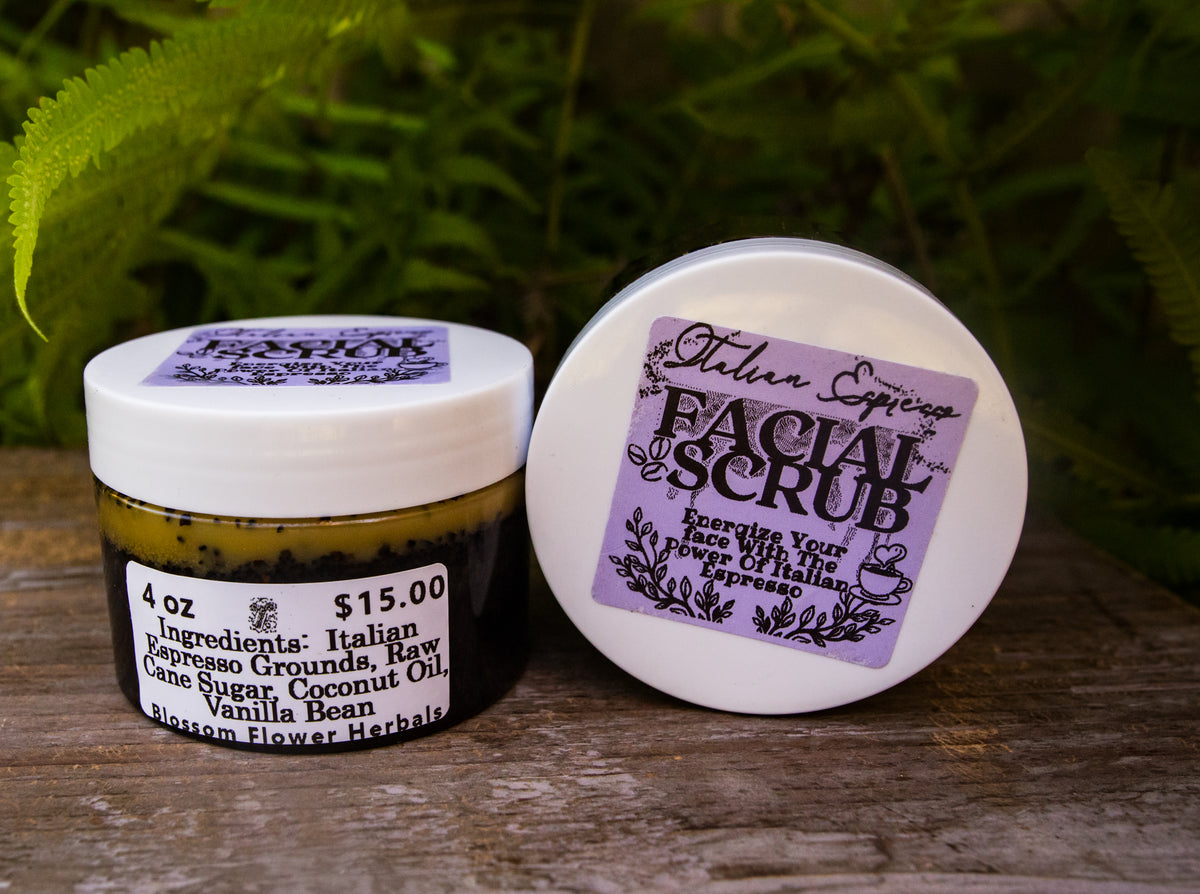 Italian Espresso Face Scrub By Blossom Flower Herbals