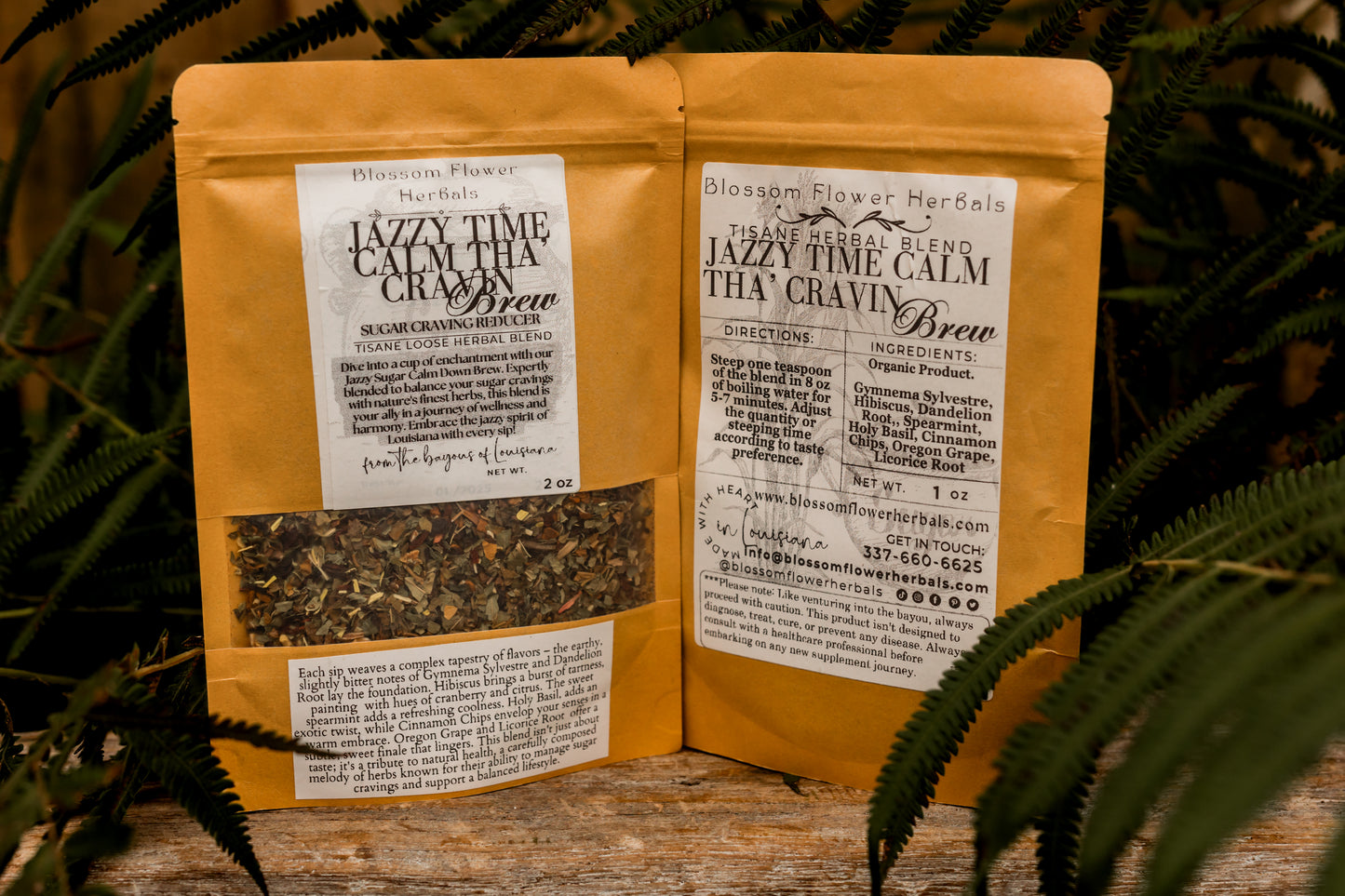 Jazzy Time Sugar Calm Down Tisane ~ Sugar Craving Reducer