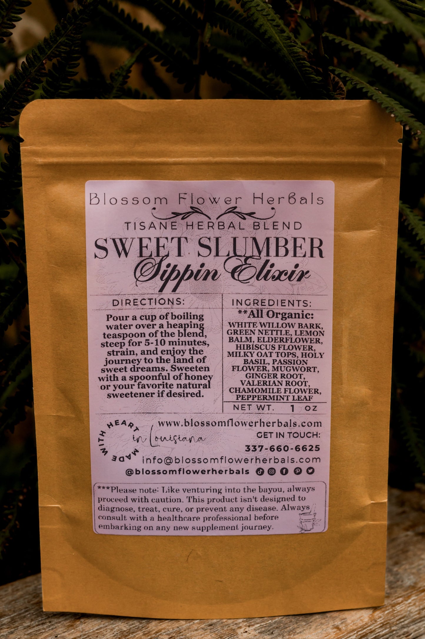 Sweet Slumber Sippin' Elixir ~ Promotes Restful Sleep & Relaxation
