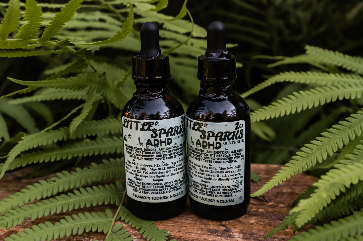 little sparks adhd tincture by blossom flower herbals