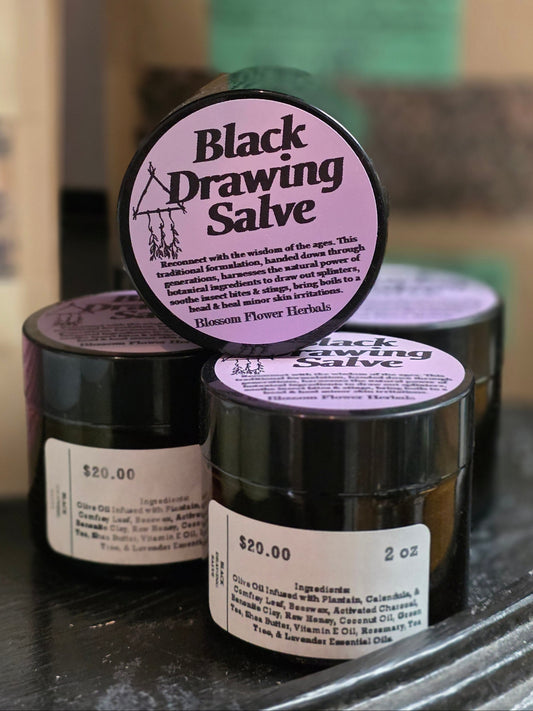 Black Drawing Salve ~ Nature's Answer to Skin Irritations "Old School Is The New School Y'all"