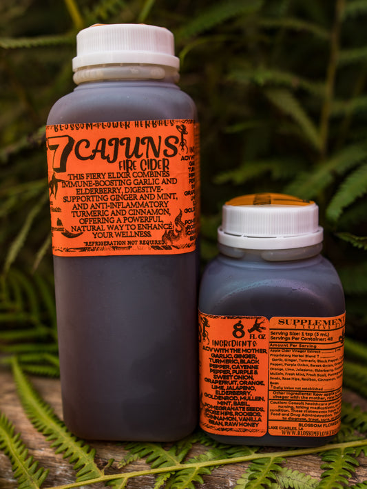 7 Cajuns Fire Cider By Blossom Flower Herbals