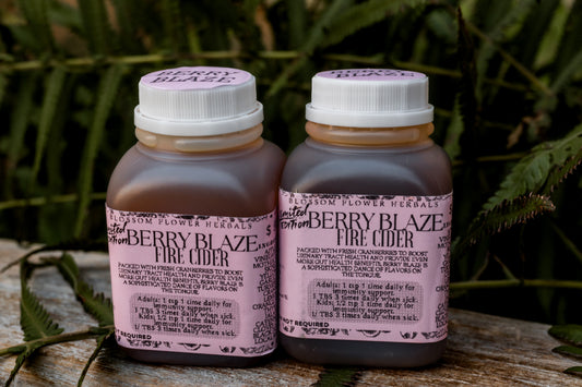 FIRE CIDER (🍂BERRY BLAZE Variety🍂) Light Up Your Health with the Winter Blend With Cranberries!!!
