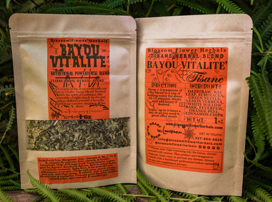 Bayou Vitalite Herbal Tea By Blossom Flower Herbals