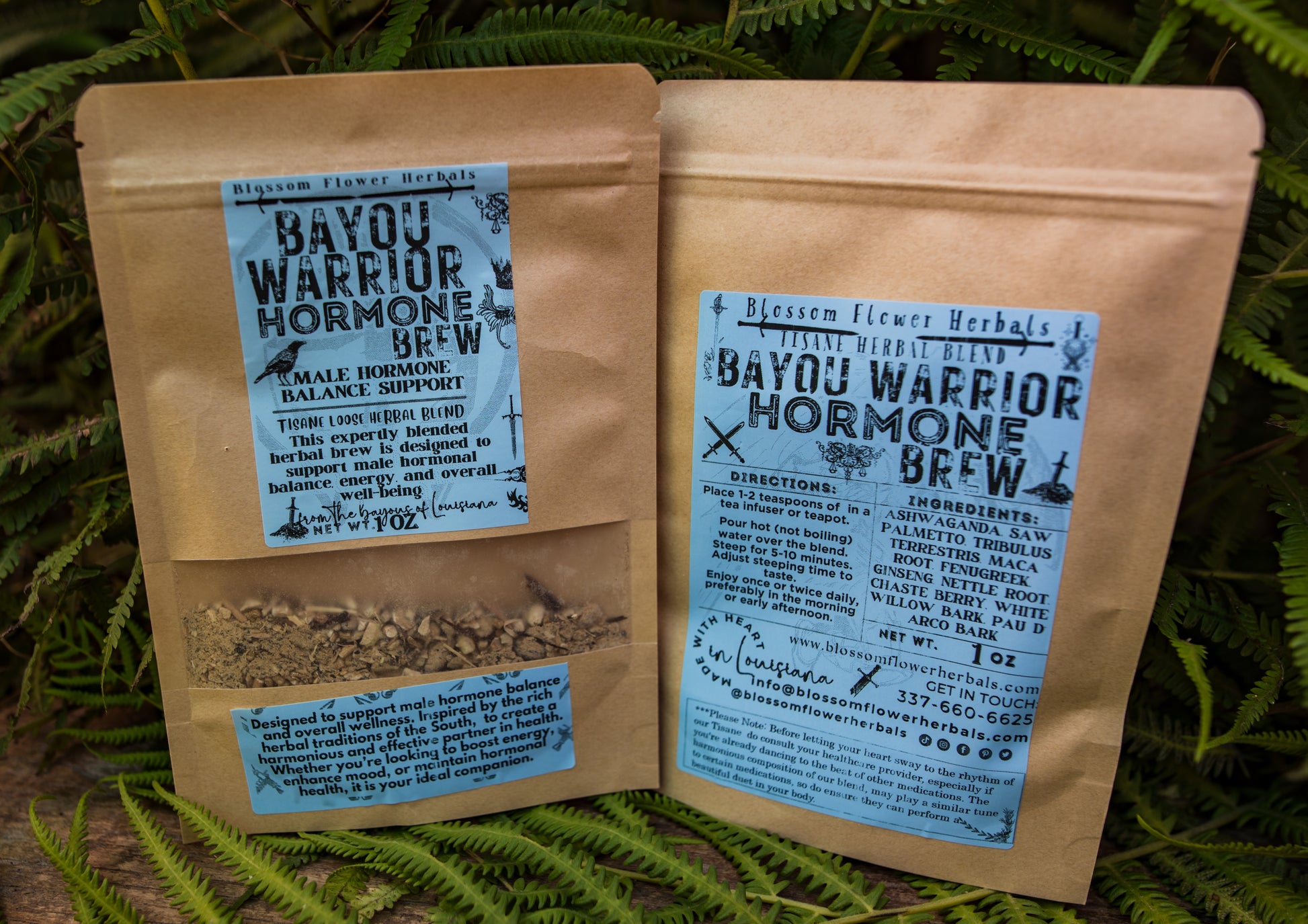 Bayou Warrior Herbal Tea By Blossom Flower Herbals