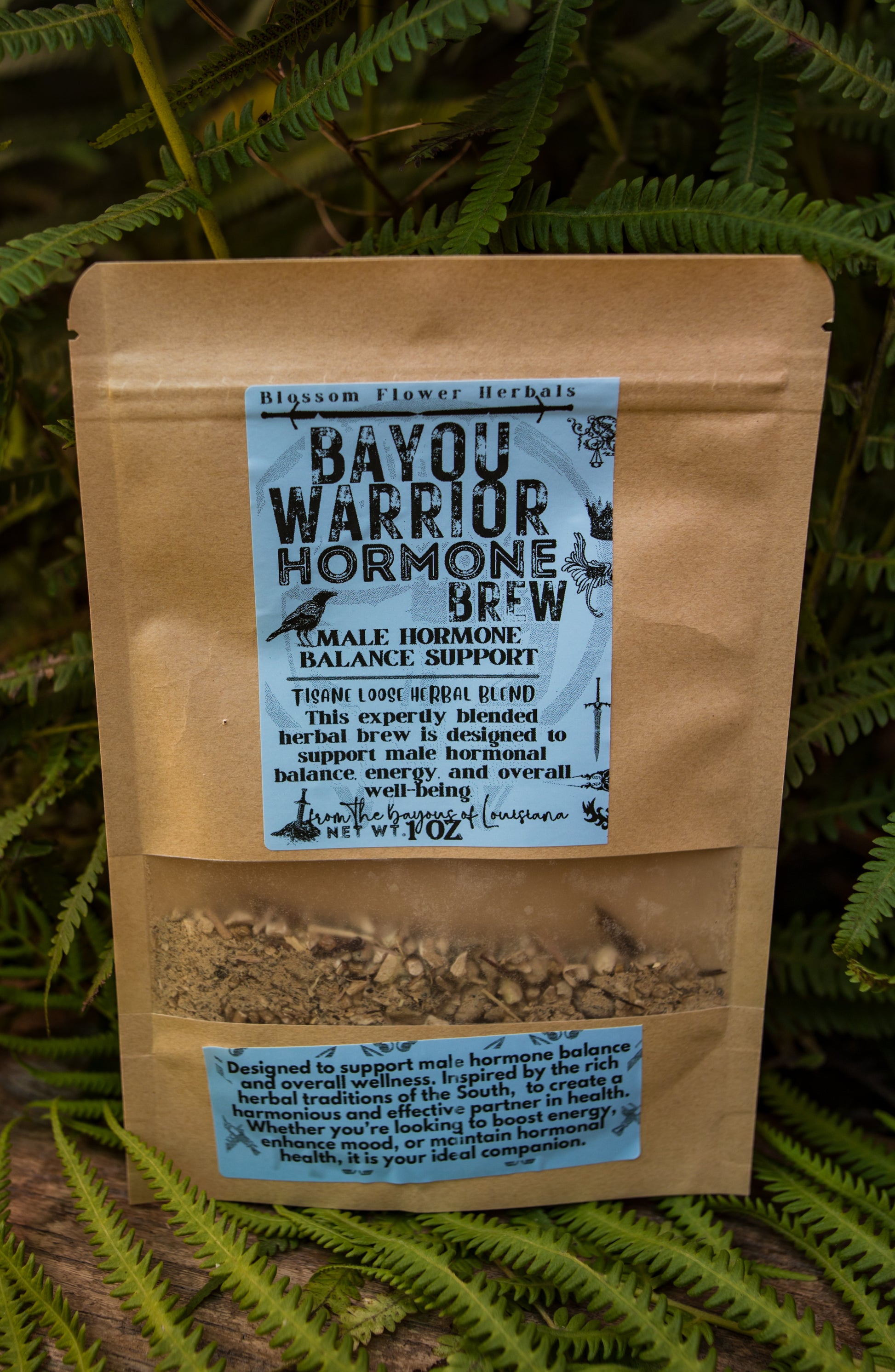 Bayou Warrior Herbal Tea By Blossom Flower Herbals