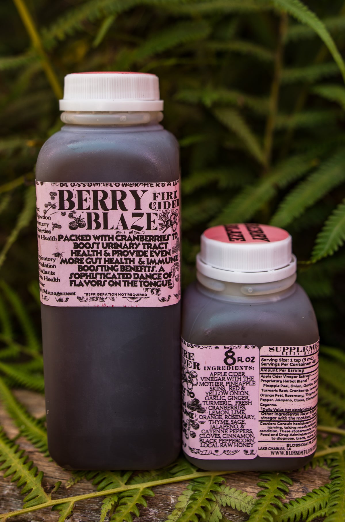 Berry Blaze Fire Cider Blend By Blossom Flower Herbals