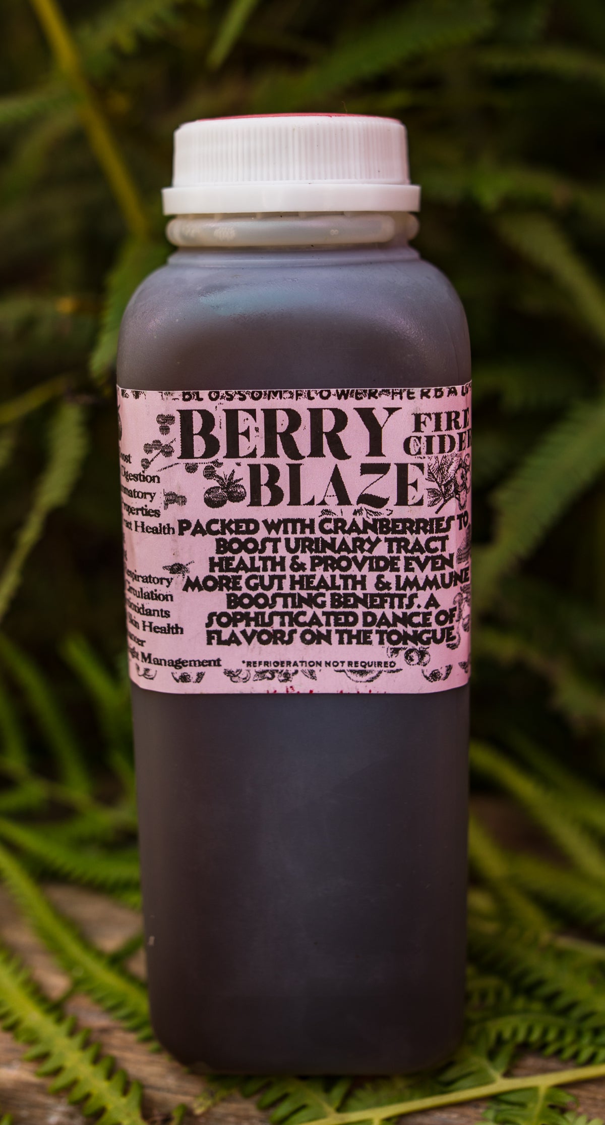 Berry Blaze Fire Cider Blend By Blossom Flower Herbals