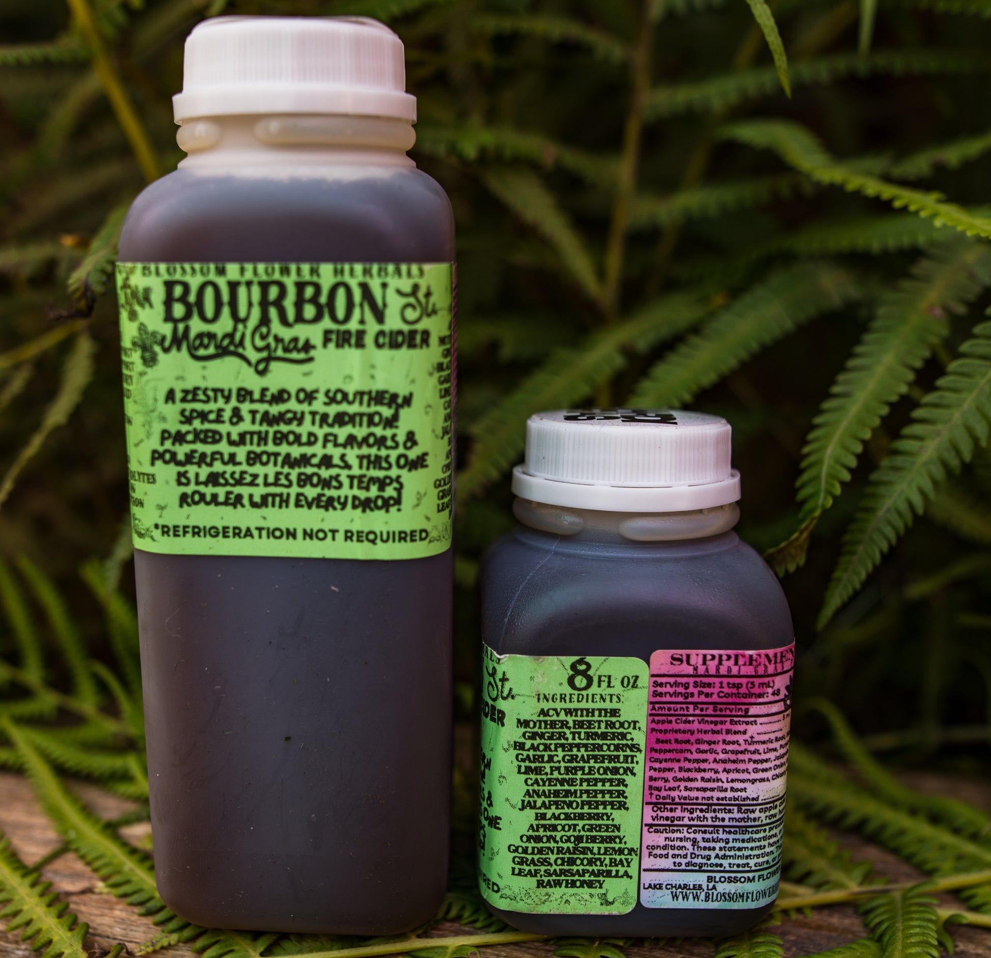 Bourbon St Mardi Gras Fire Cider By Blossom Flower Herbals