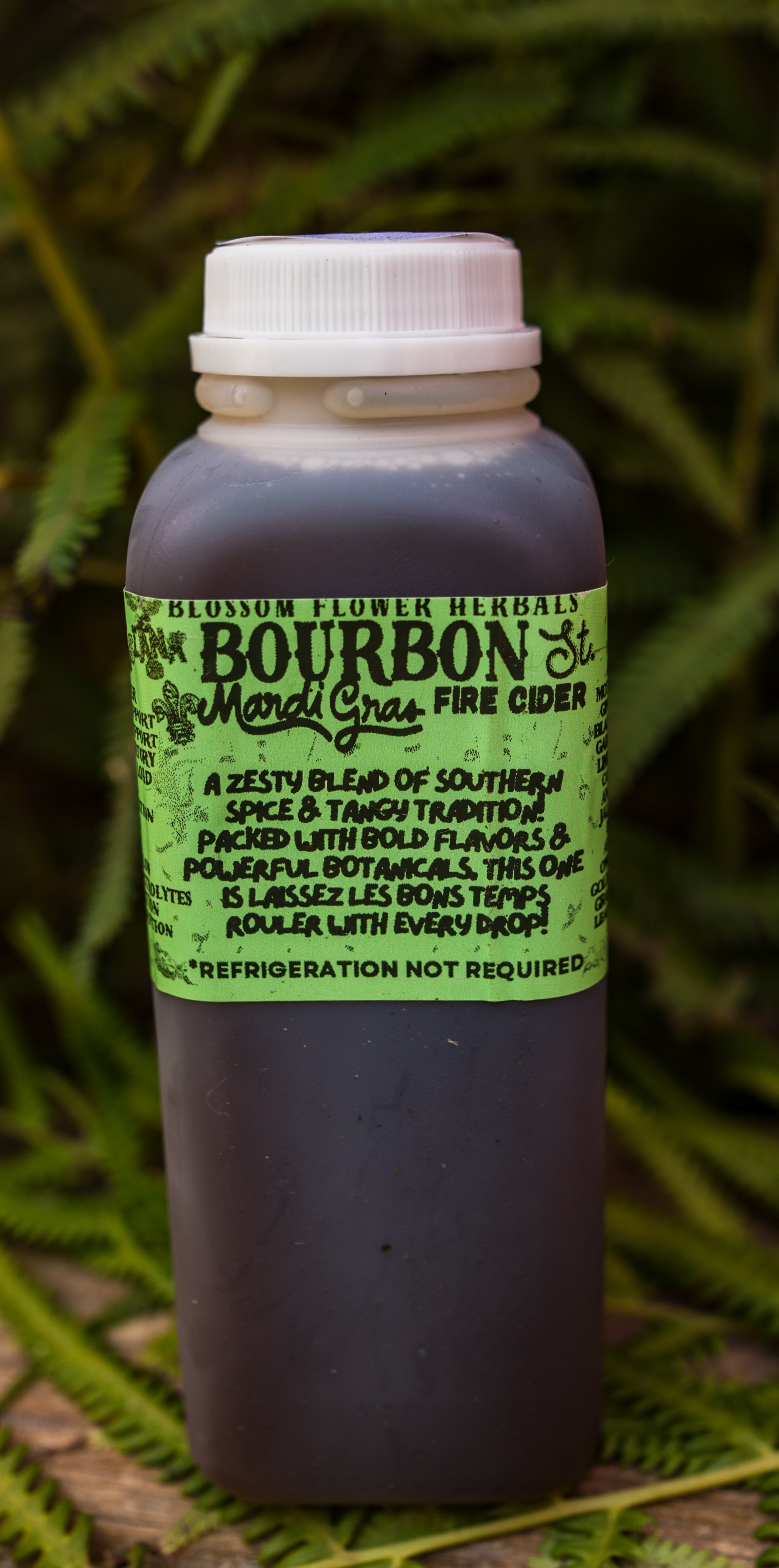 Bourbon St Mardi Gras Fire Cider By Blossom Flower Herbals