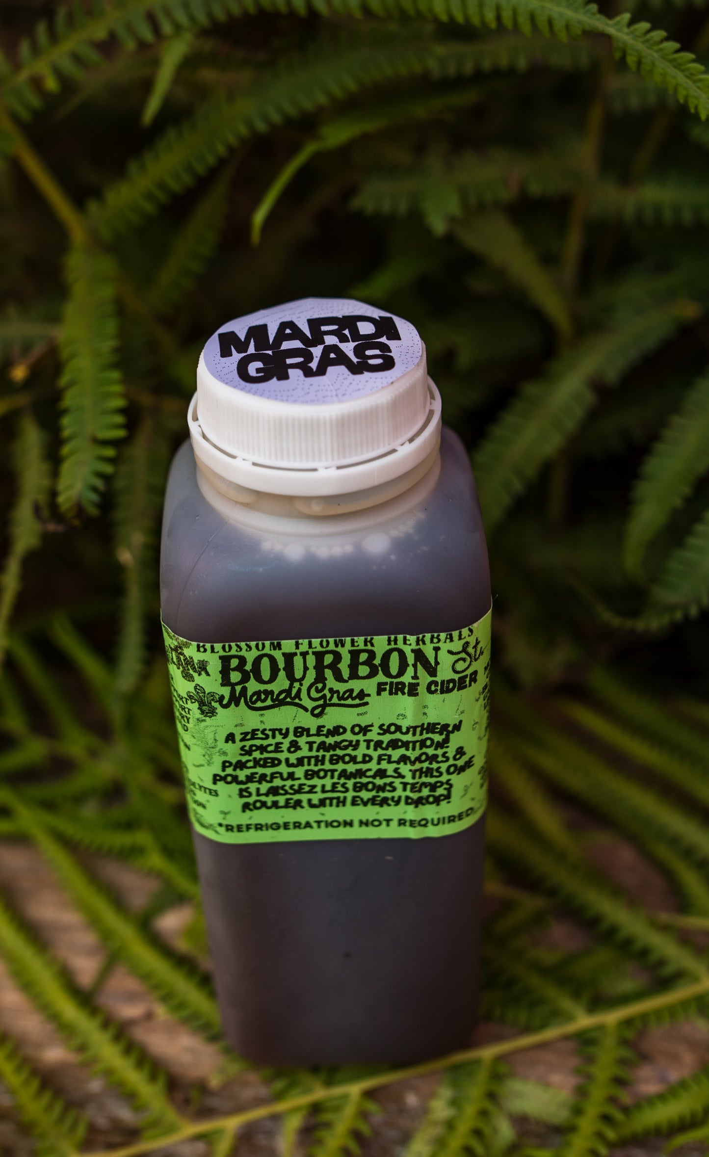 Bourbon St Mardi Gras Fire Cider By Blossom Flower Herbals