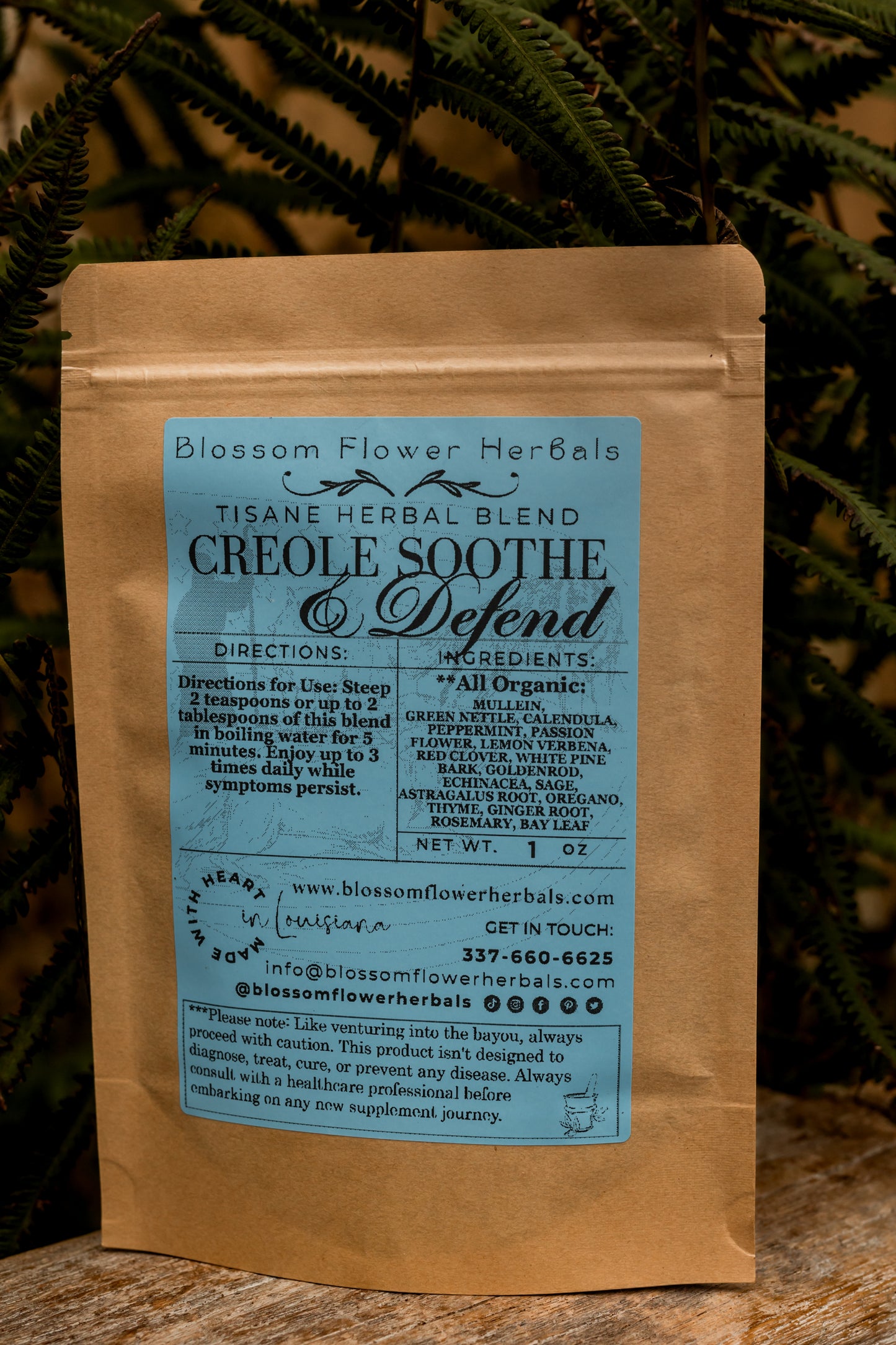 Creole Soothe & Defend Tisane | Boost Immunity, Eases Cold & Flu Like Symptoms In The Body.