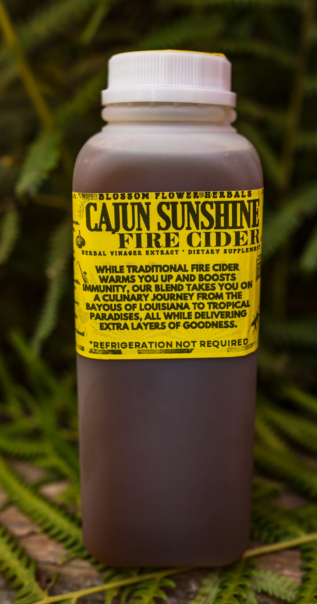 Cajun Sunshine Fire Cider Blend By Blossom Flower Herbals