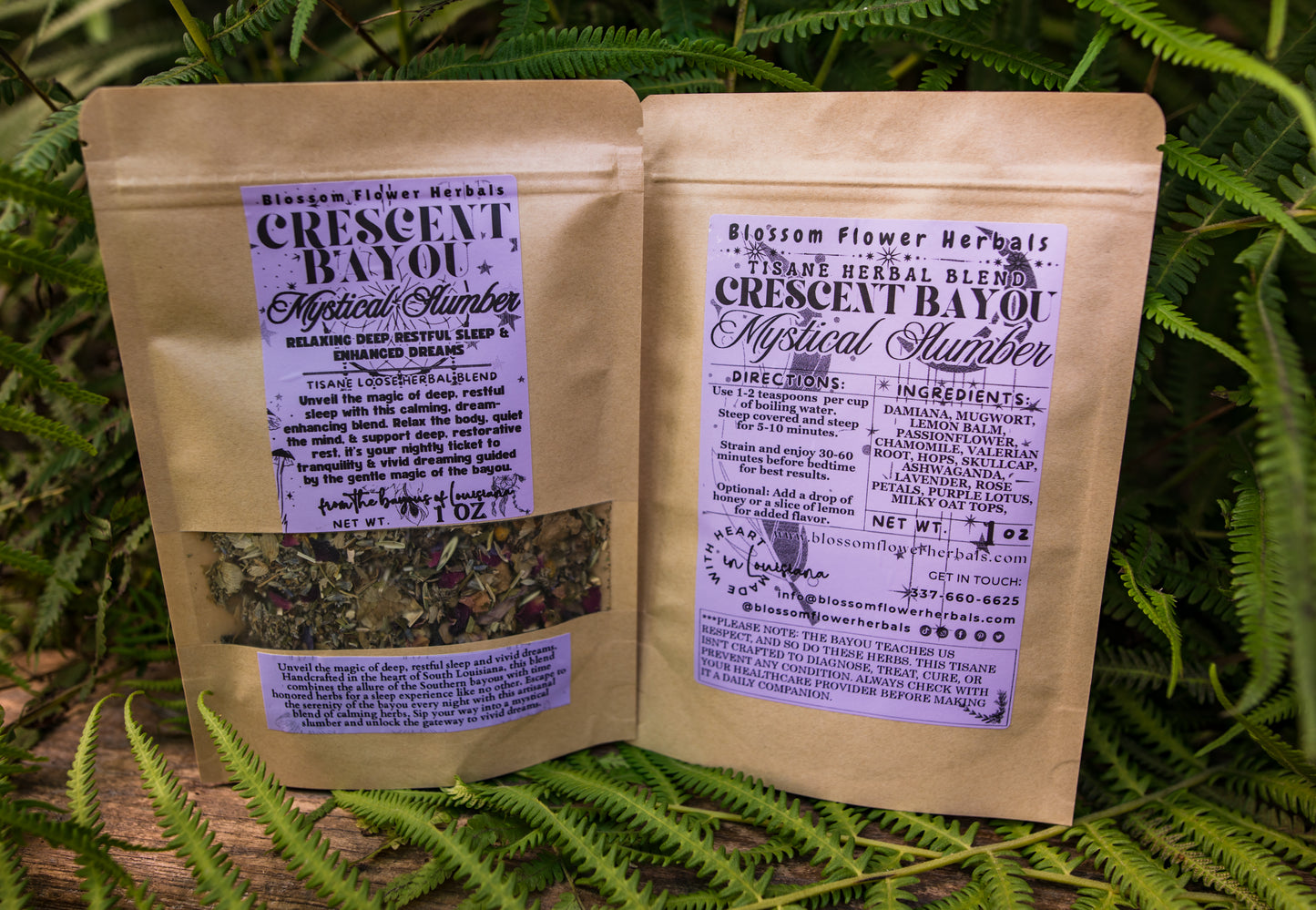 Crescent Bayou Mystical Slumber Herbal Tea By Blossom Flower Herbals