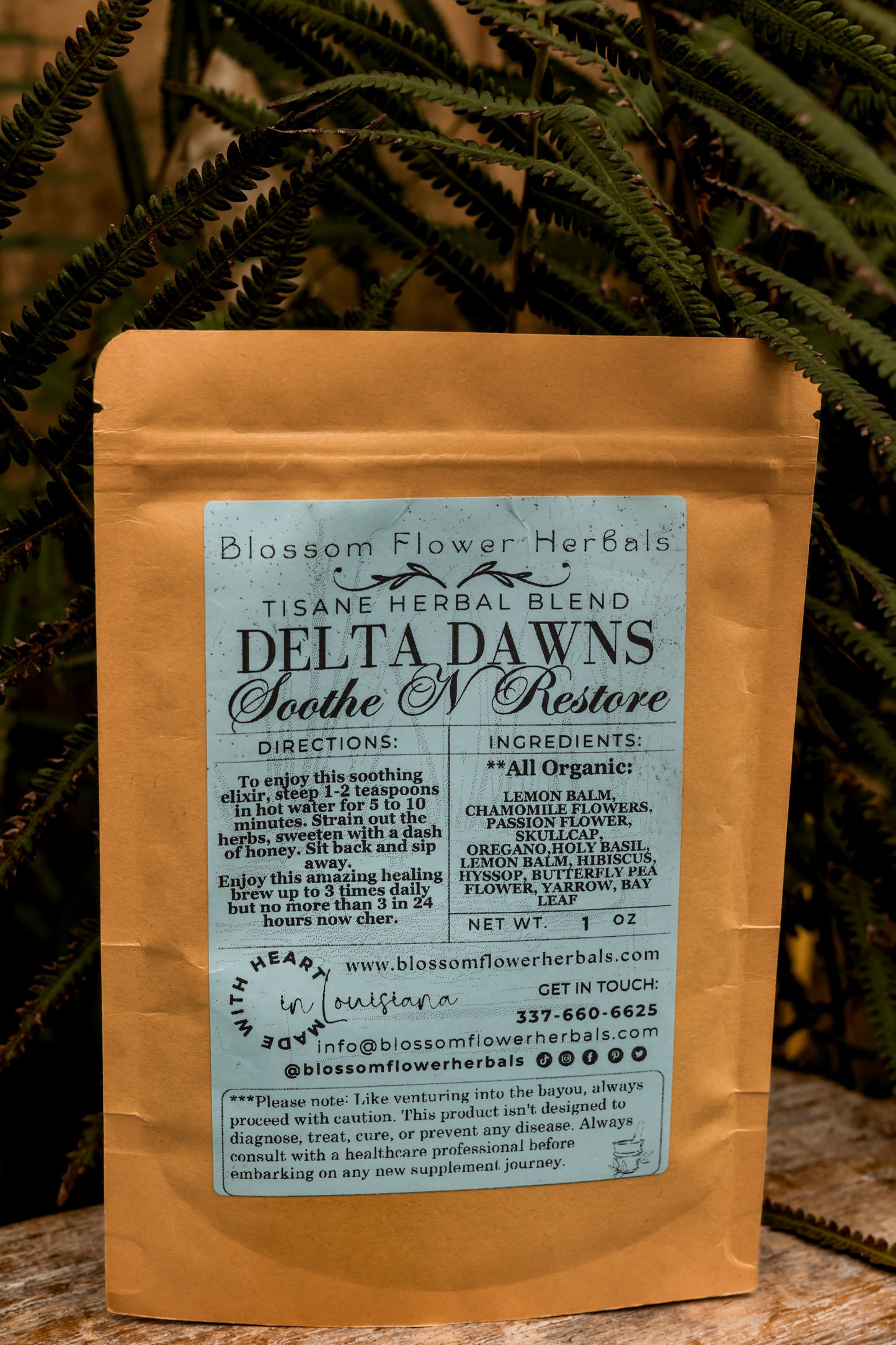 Delta Dawn's Calm 'n Restore ~ Nervous System Support & Nerve Repair
