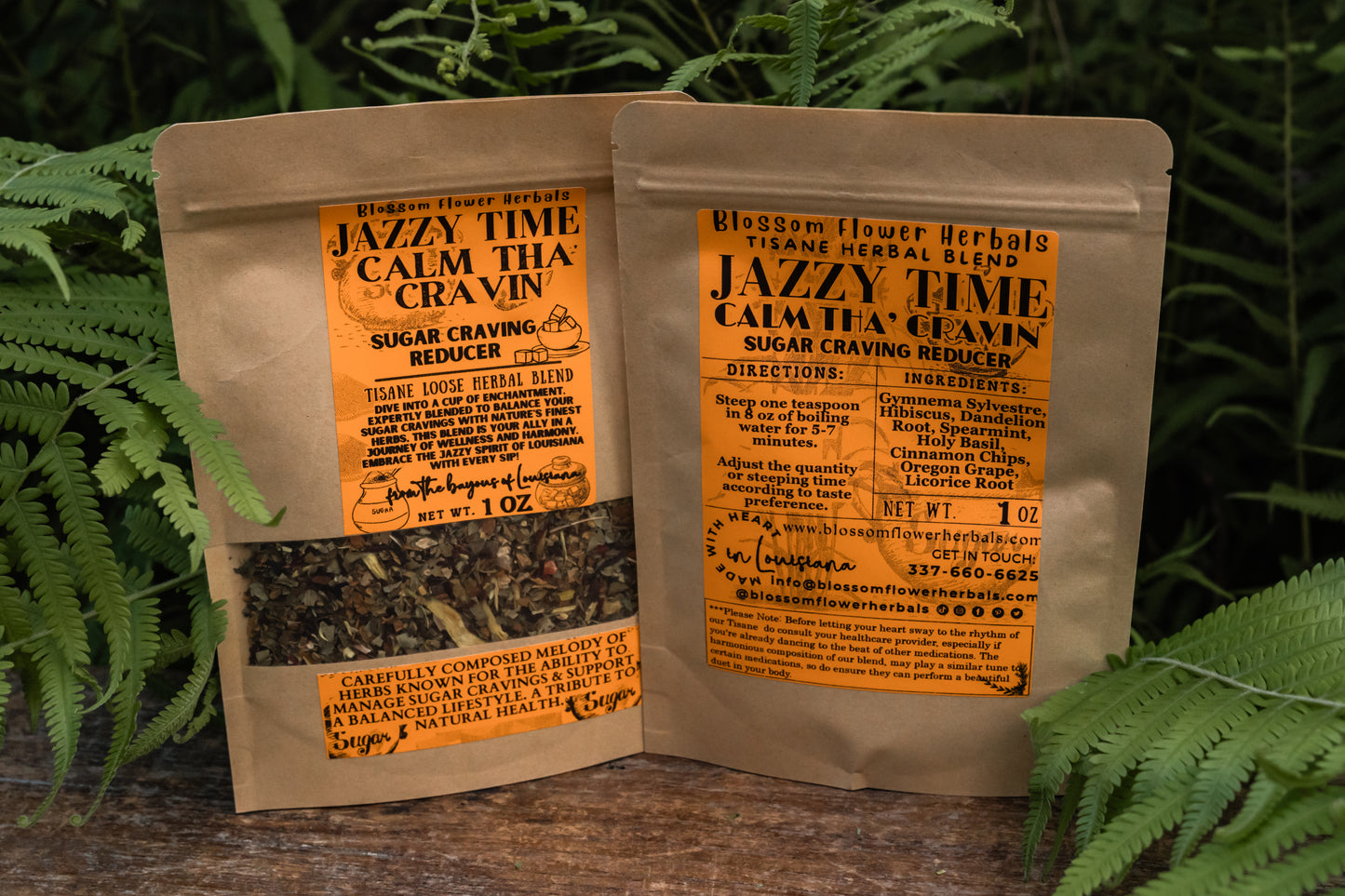 Jazzy Time Sugar Calm Down Tisane ~ Sugar Craving Reducer