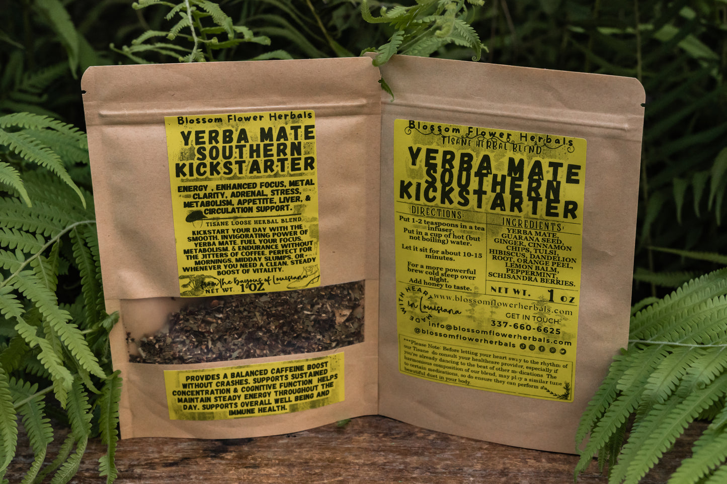 Yerba Mate Southern Kickstart Blend | Powerful, Plant-Based Energy with a Southern Swagger