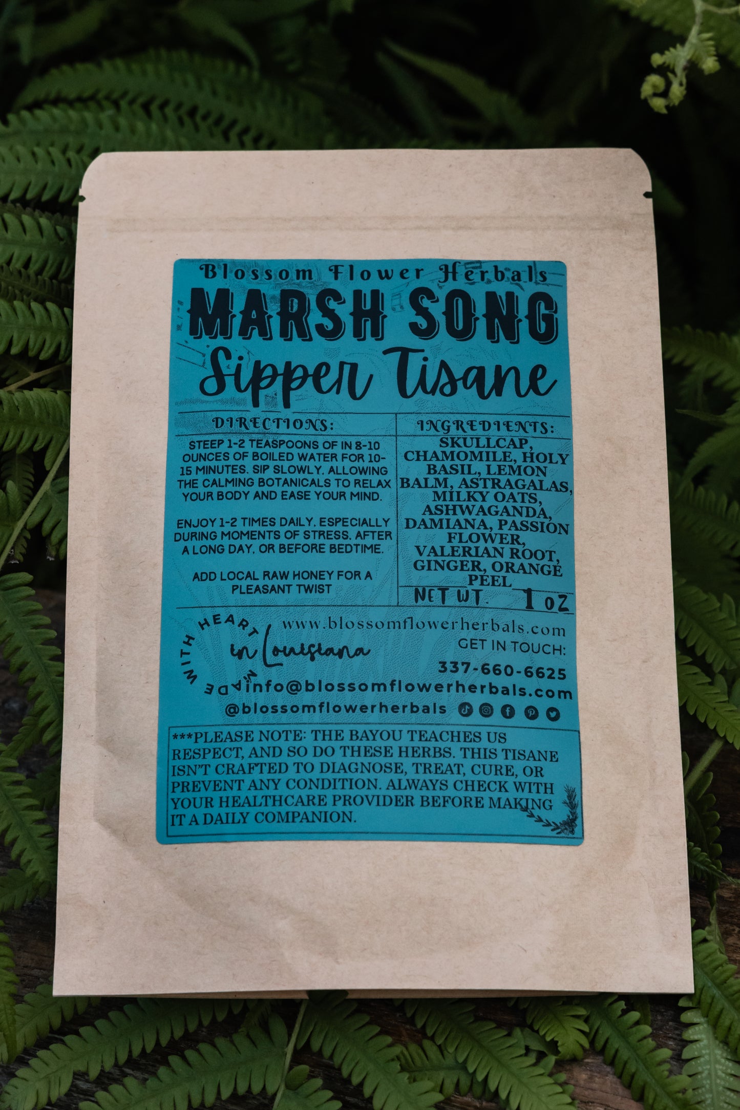 Marsh Song Sipper | Vagus Nerve Support & Repair