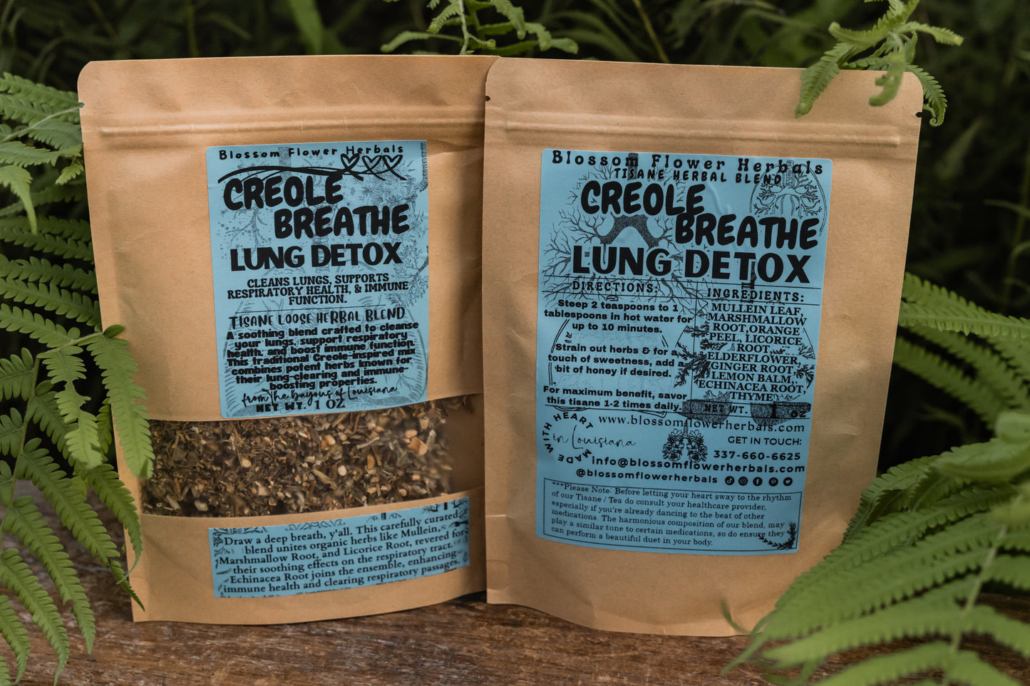 Creole Breathe Lung Detox | May Help Cleans Lungs, Supports Respritory Health, & Immune Function