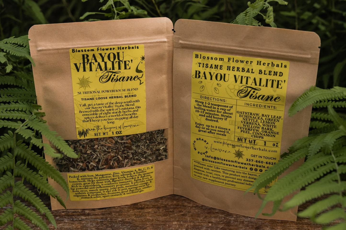 Bayou Vitalité Tisane Blend ~ Nutritional Powerhouse Blend