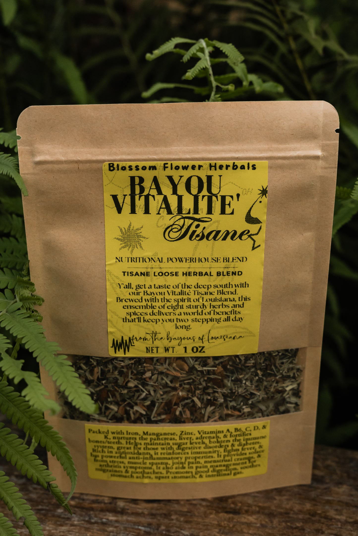 Bayou Vitalité Tisane Blend ~ Nutritional Powerhouse Blend