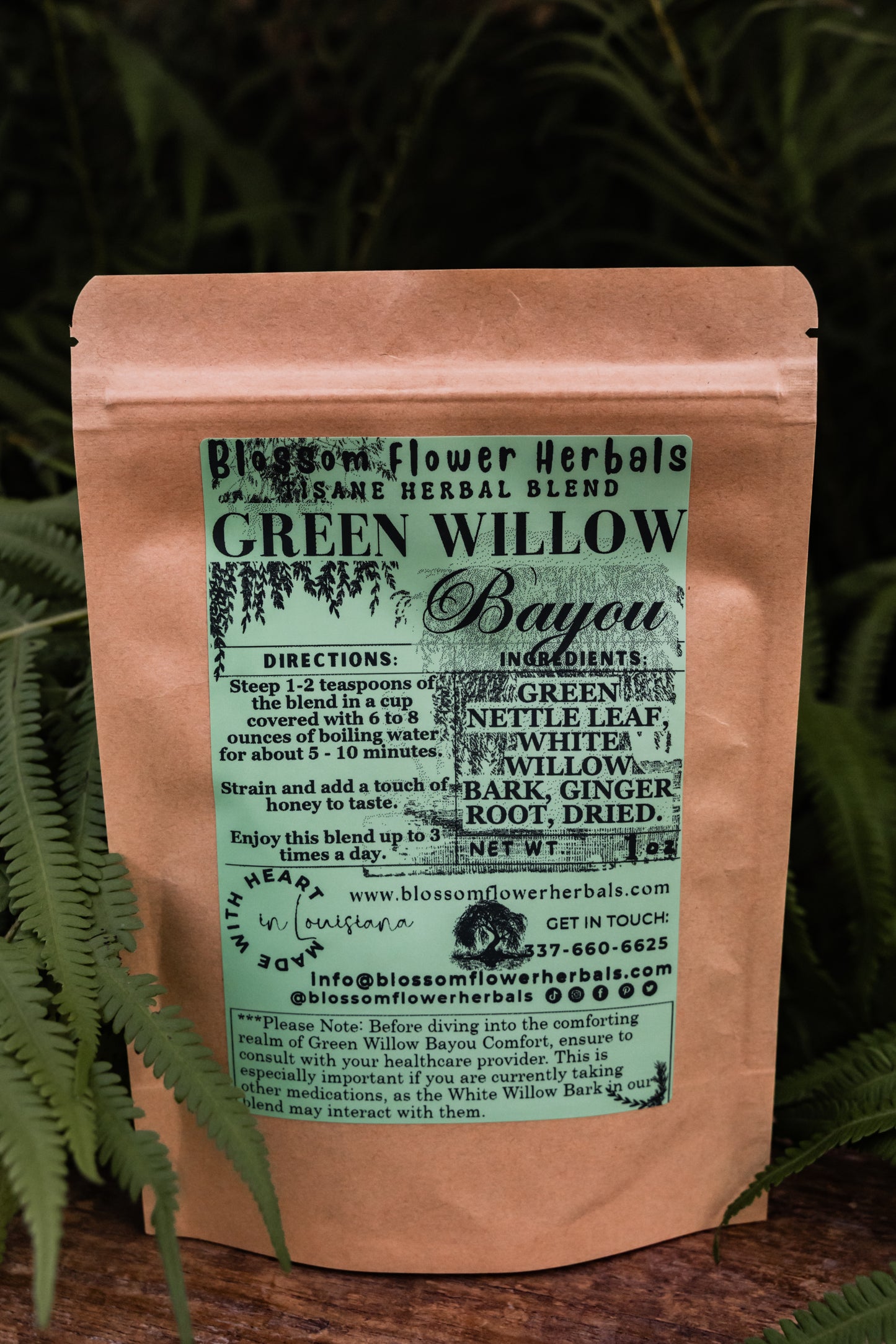 Green Willow Bayou Comfort ~  Pain & Inflammation (Works great for Arthritis & Fibromyalgia)