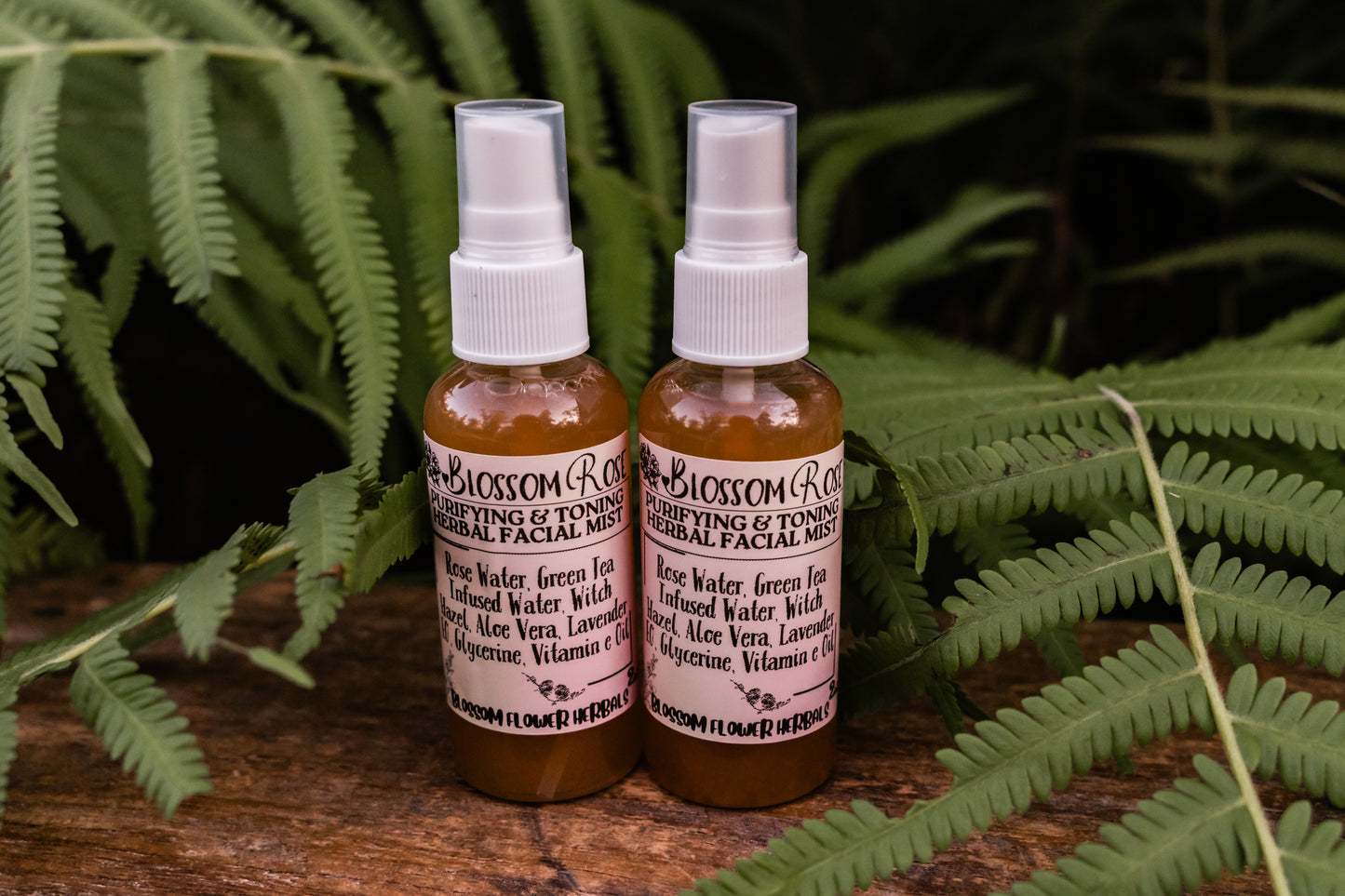 Purifying & Toning Herbal Face Mist |  With Rose Water & Green Tea