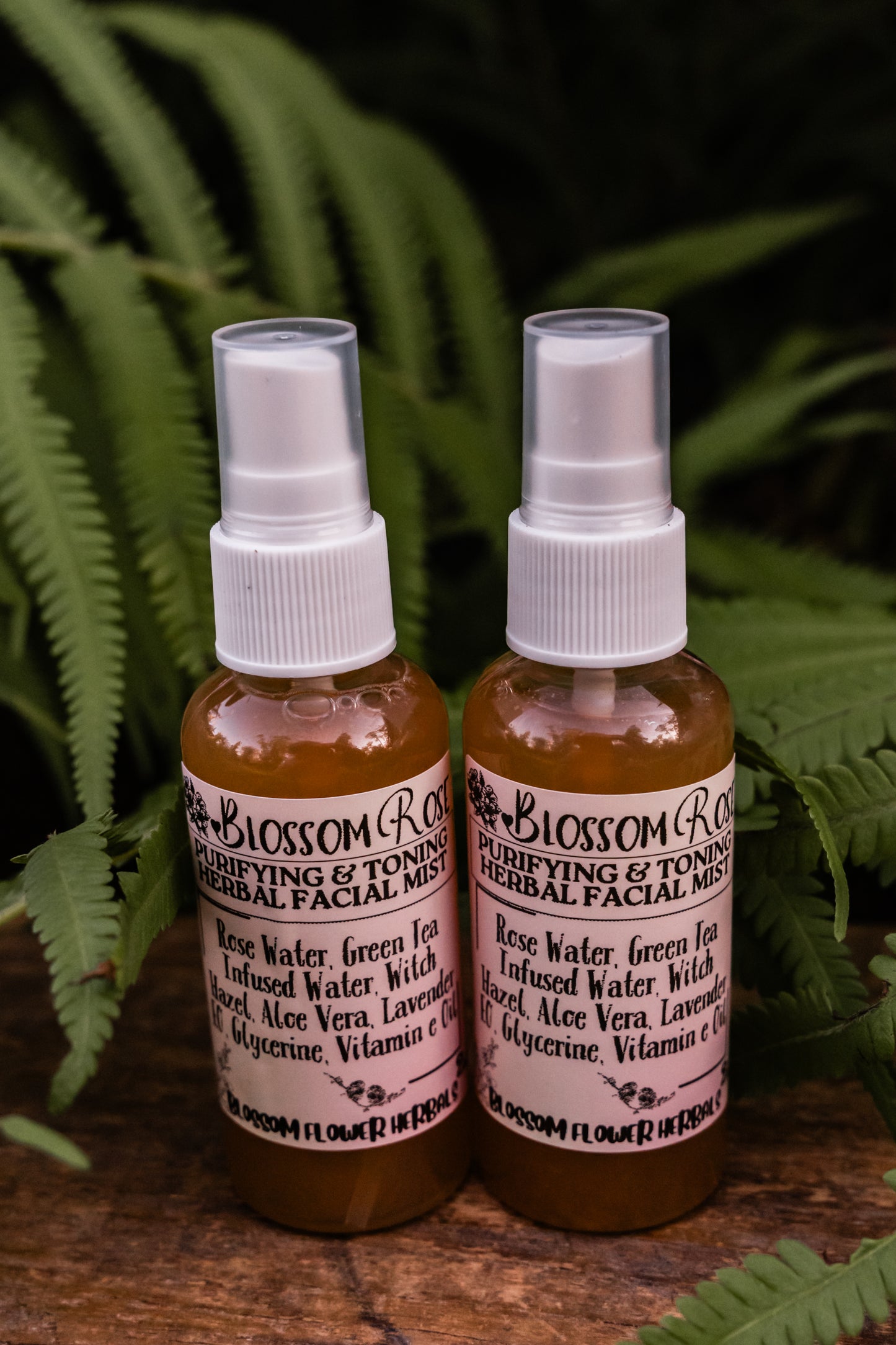 Purifying & Toning Herbal Face Mist |  With Rose Water & Green Tea