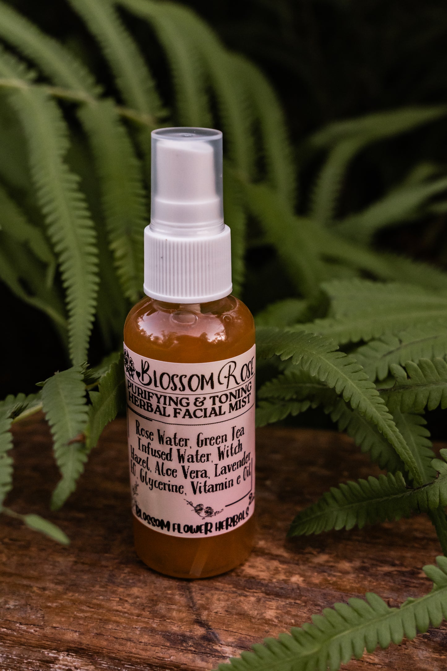 Purifying & Toning Herbal Face Mist |  With Rose Water & Green Tea