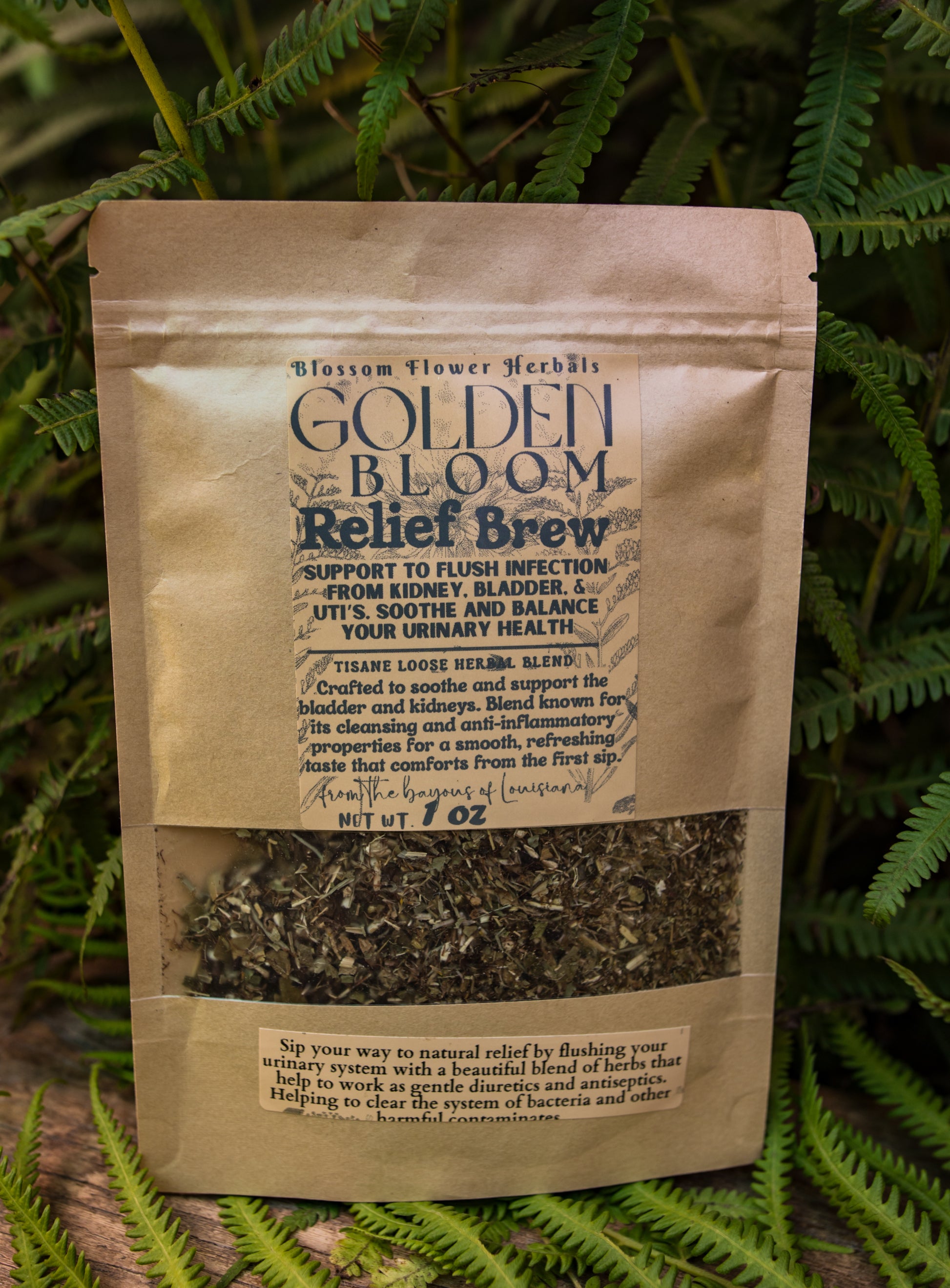 Golden Bloom Herbal Tea By Blossom Flower Herbals
